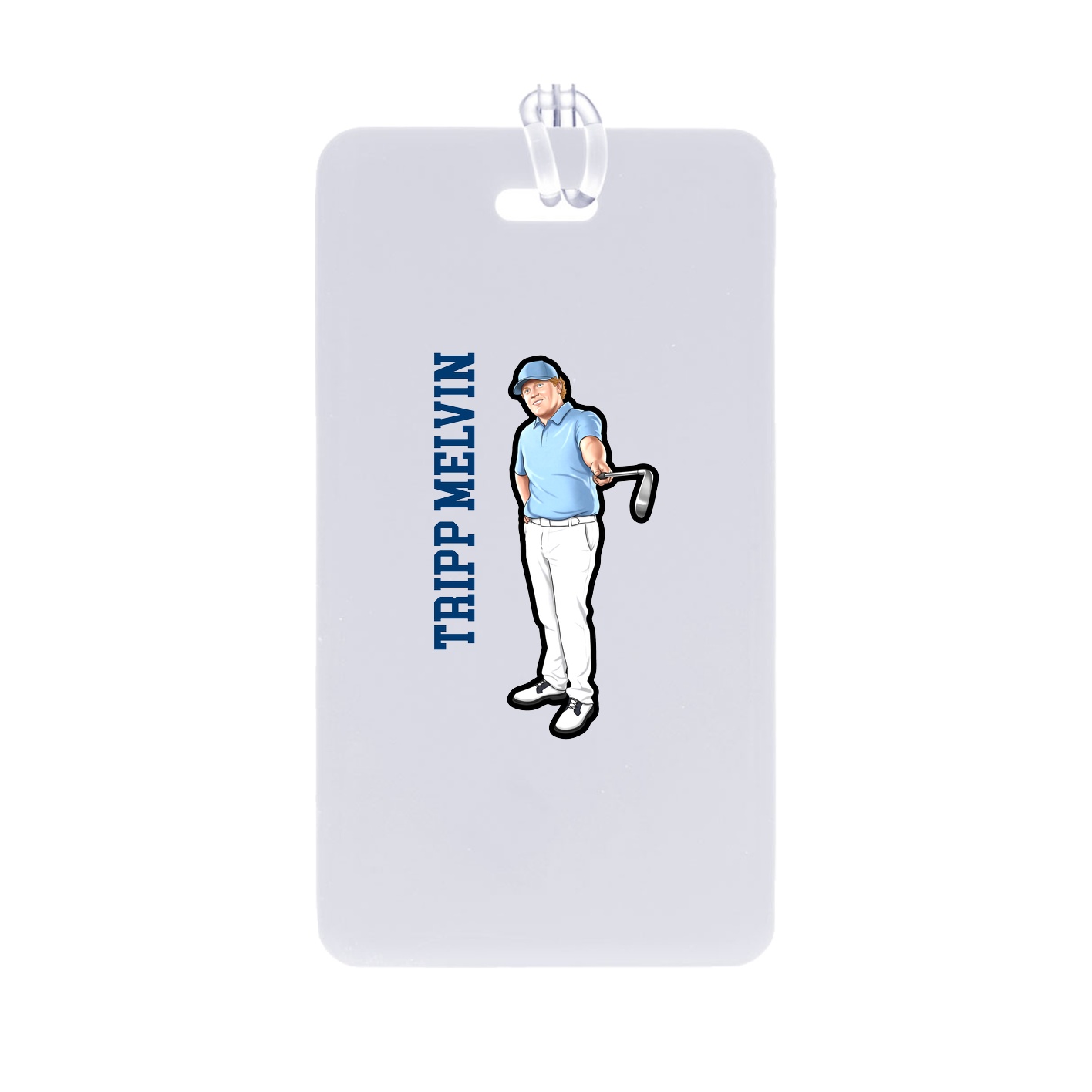 Bag Tag — Name Vertical in Classic