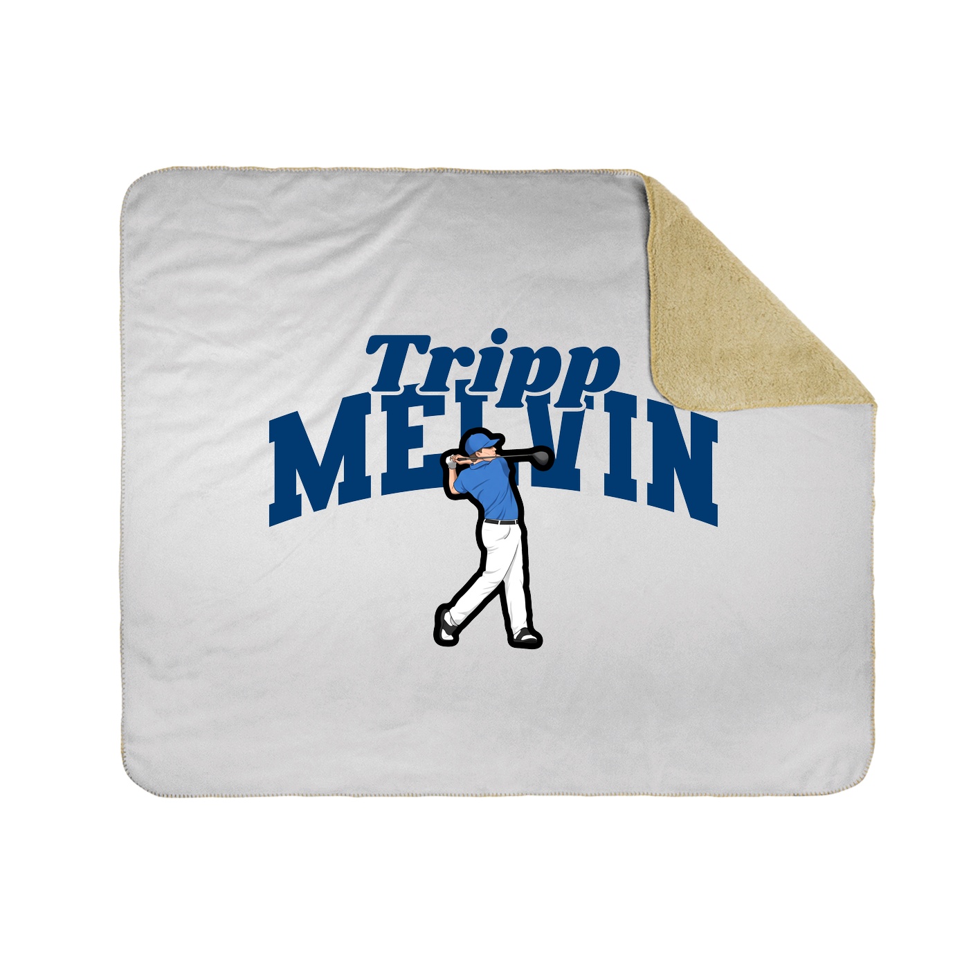 Throw Blanket — Signature Arch in White