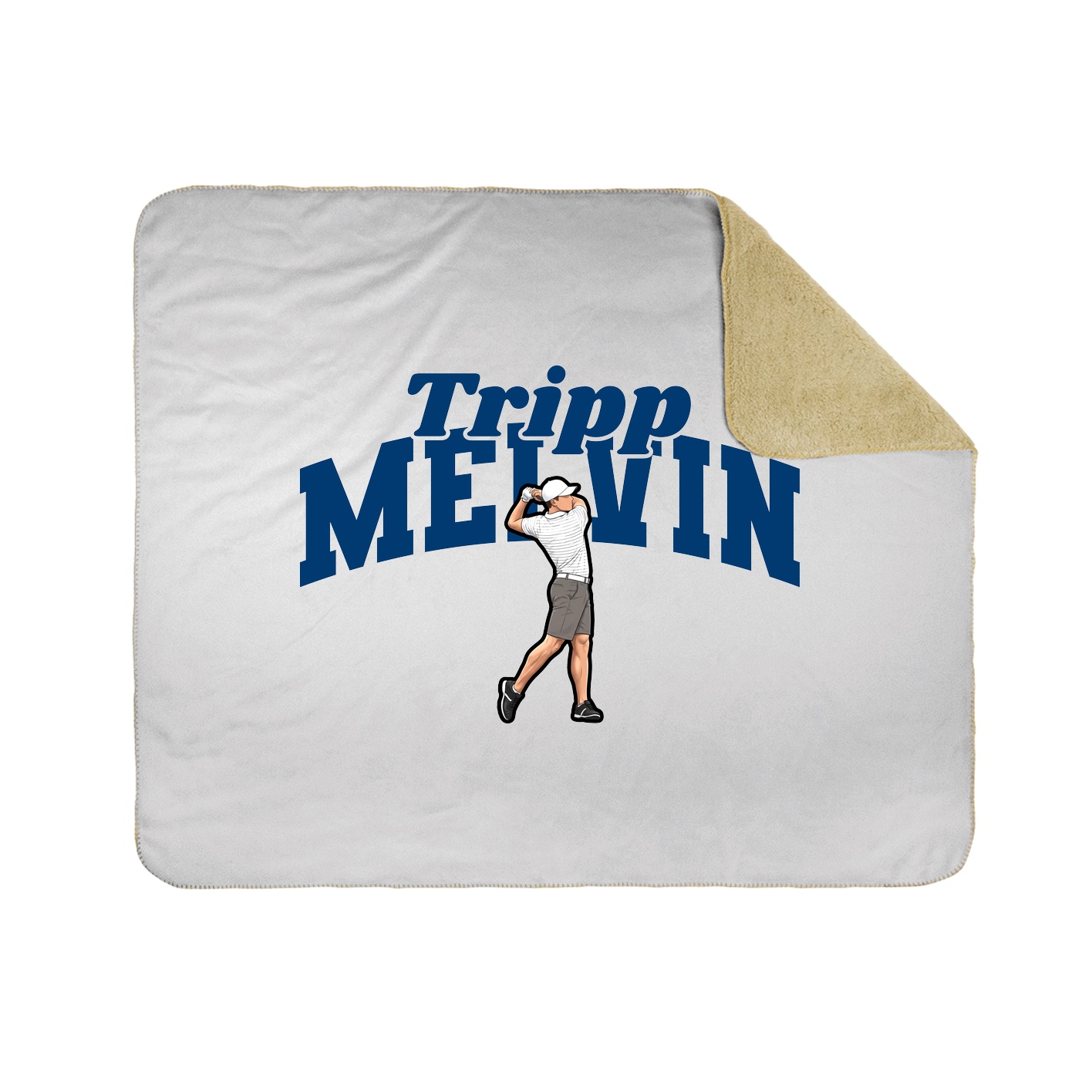 Throw Blanket — Signature Arch in White