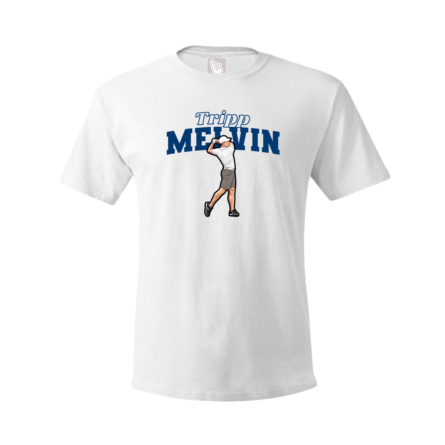 Tee — Name Arch in White