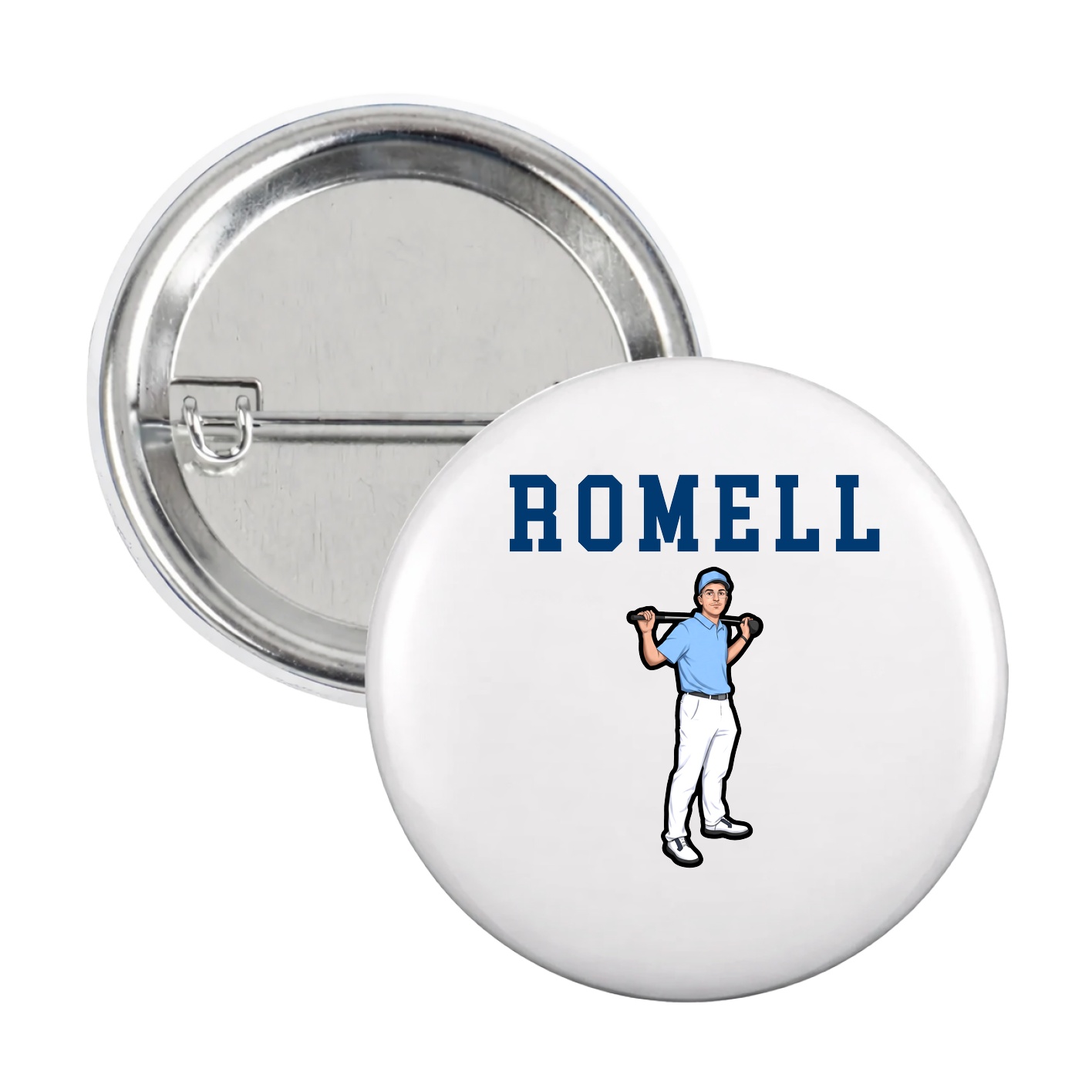 Game Day Button — Shirsey in White