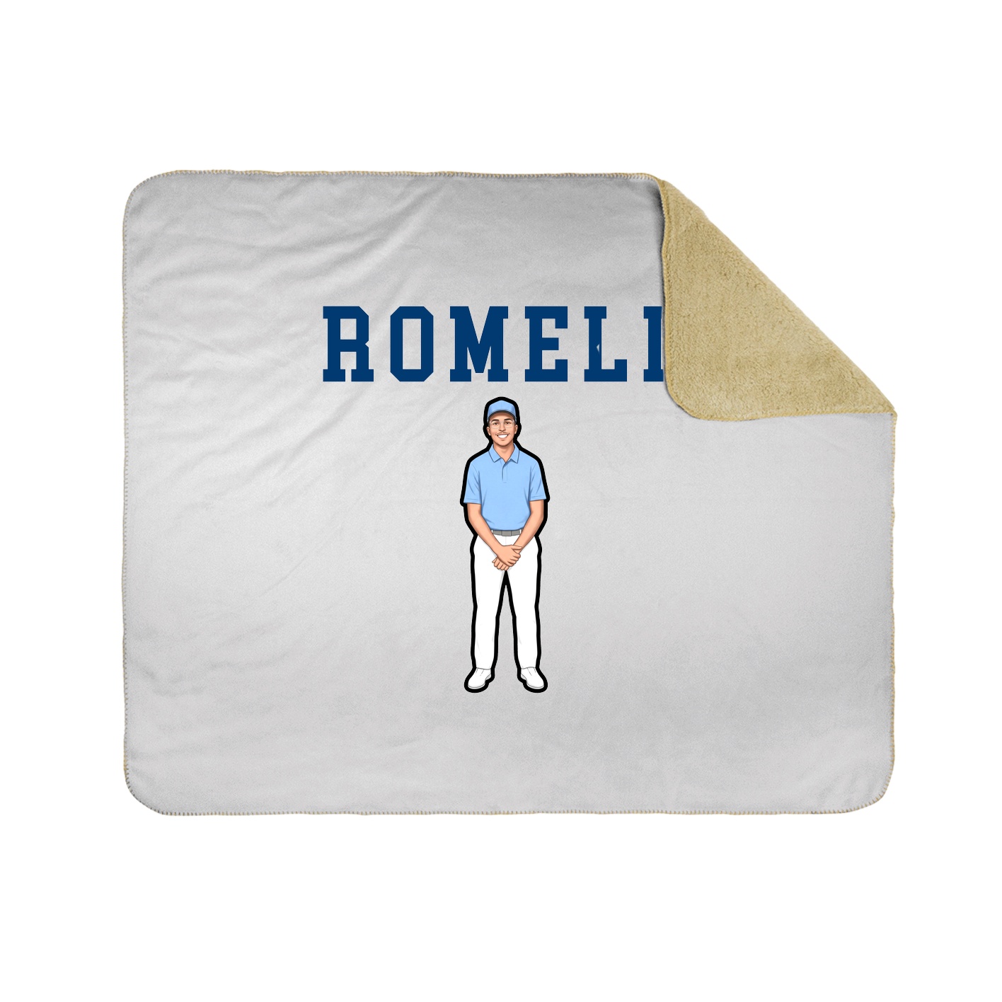 Throw Blanket — Shirsey in White
