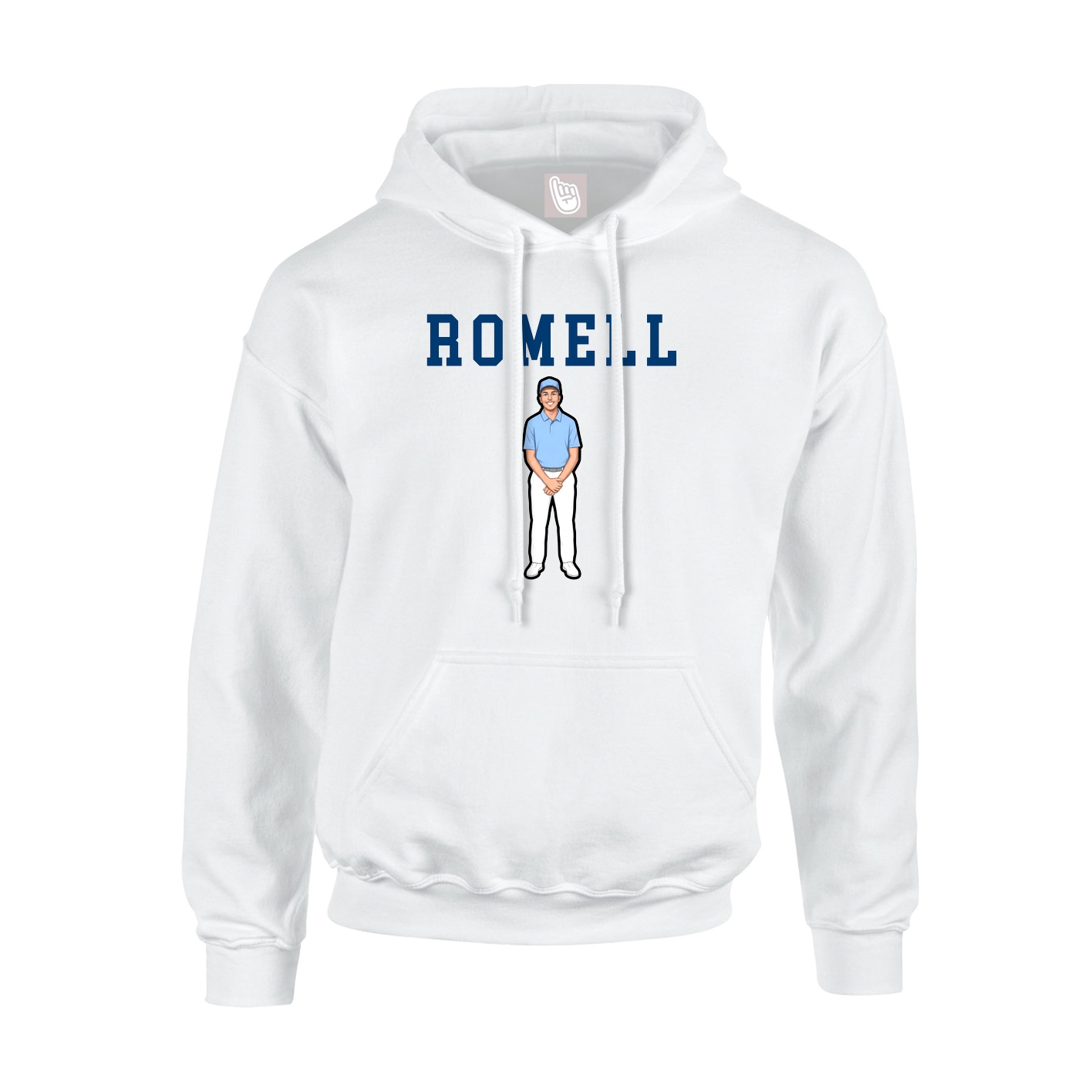 Hoodie — Shirsey in White