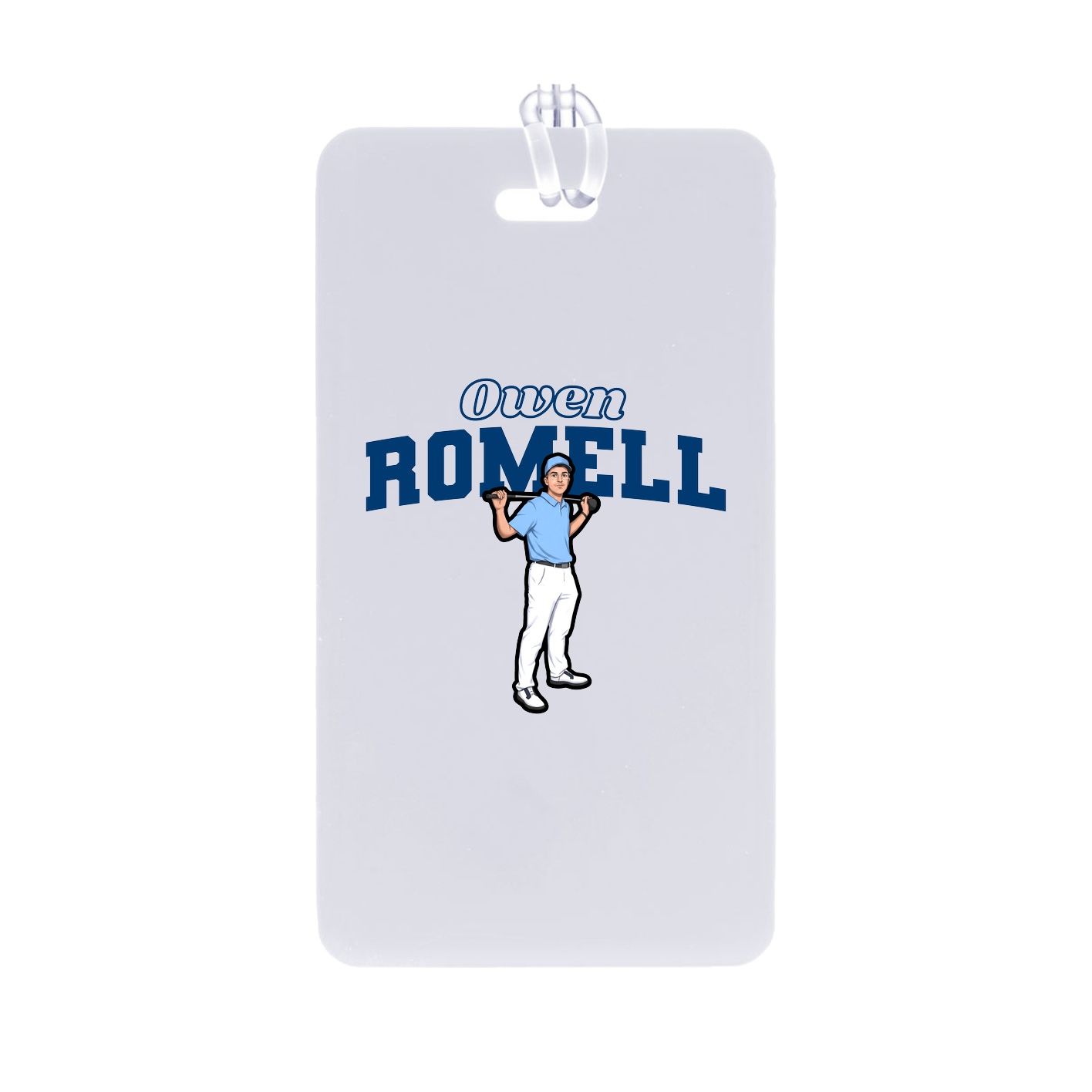 Bag Tag — Name Arch in Classic