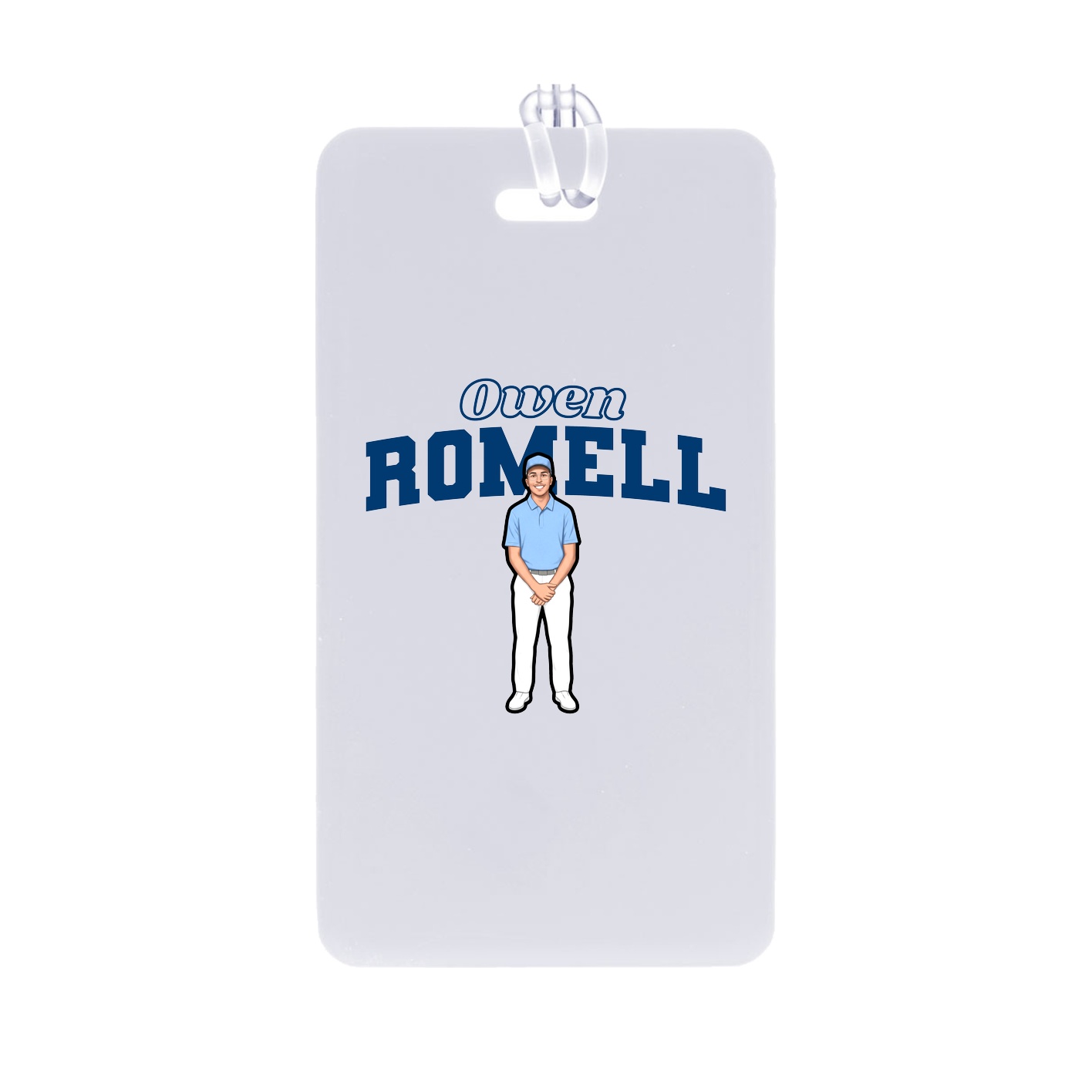 Bag Tag — Name Arch in Classic