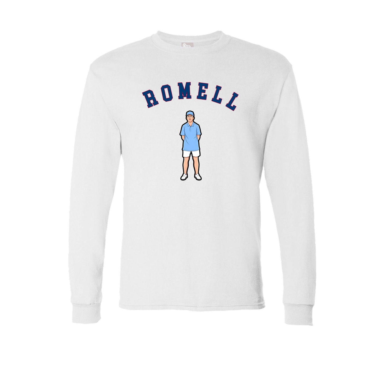 Long Sleeve Tee — Shirsey Arch in White