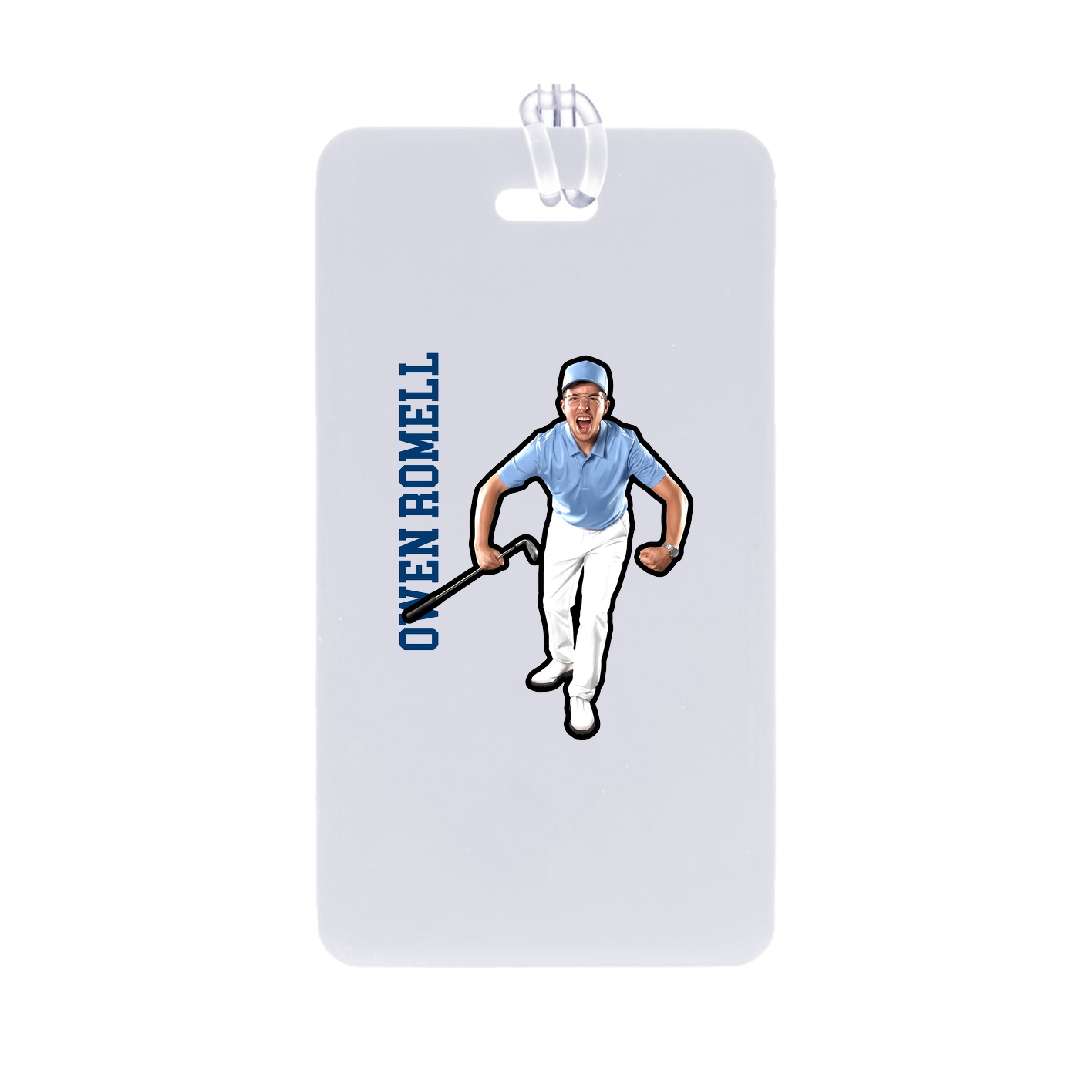 Bag Tag — Name Vertical in Classic
