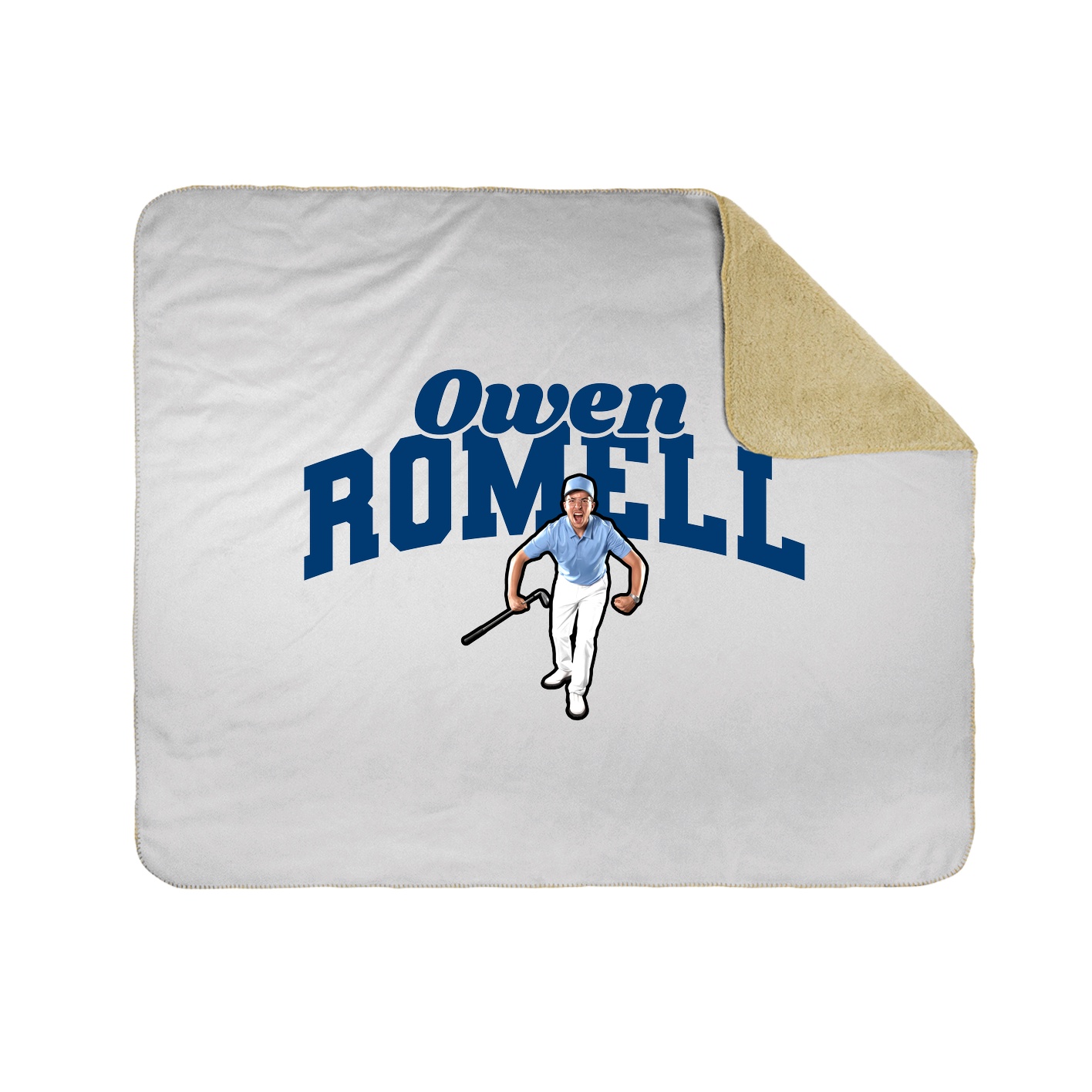 Throw Blanket — Signature Arch in White