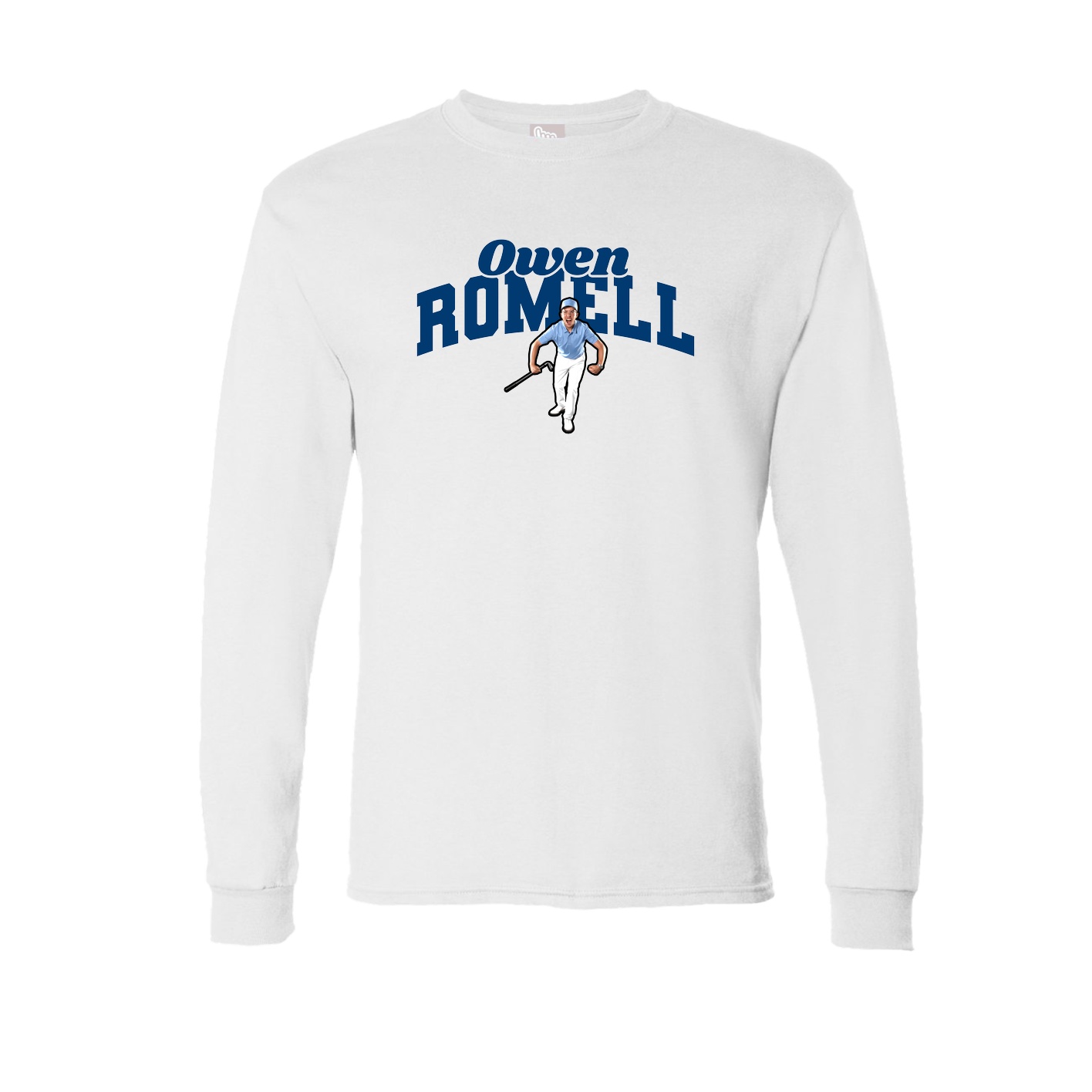 Long Sleeve Tee — Signature Arch in White