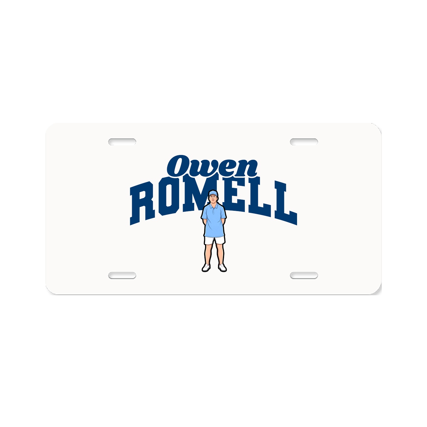 License Plate — Signature Arch in Classic