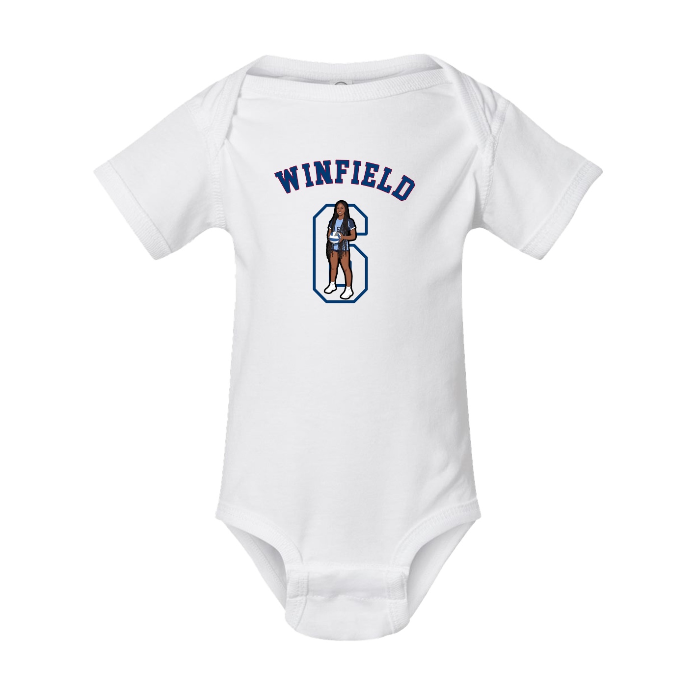 Baby Onesie — Shirsey Arch in White