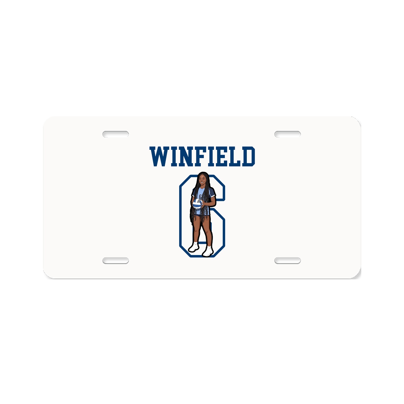 License Plate — Shirsey in Classic