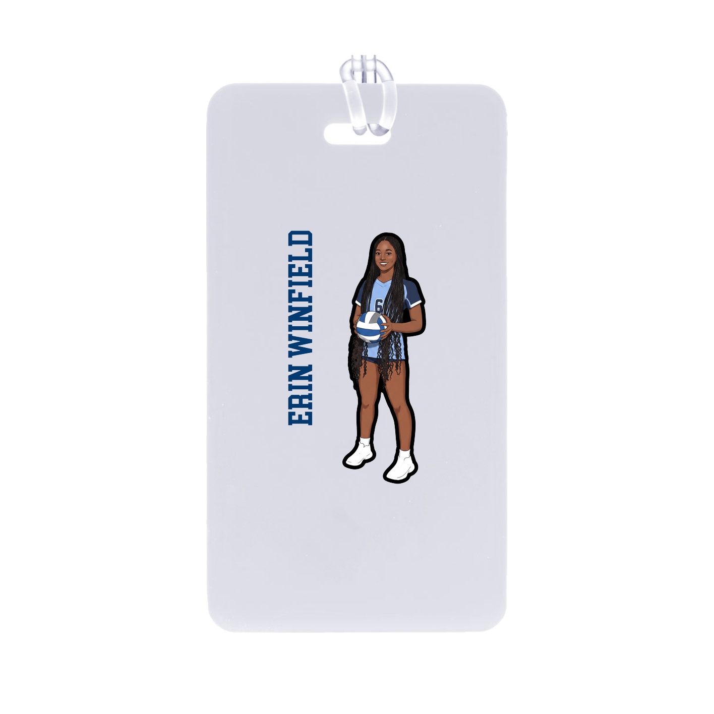 Bag Tag — Name Vertical in Classic