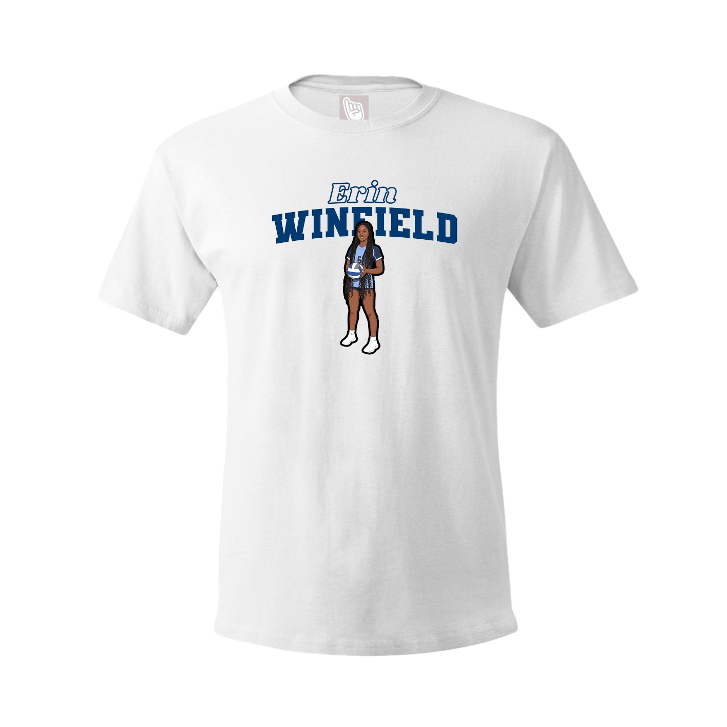 Tee — Name Arch in White