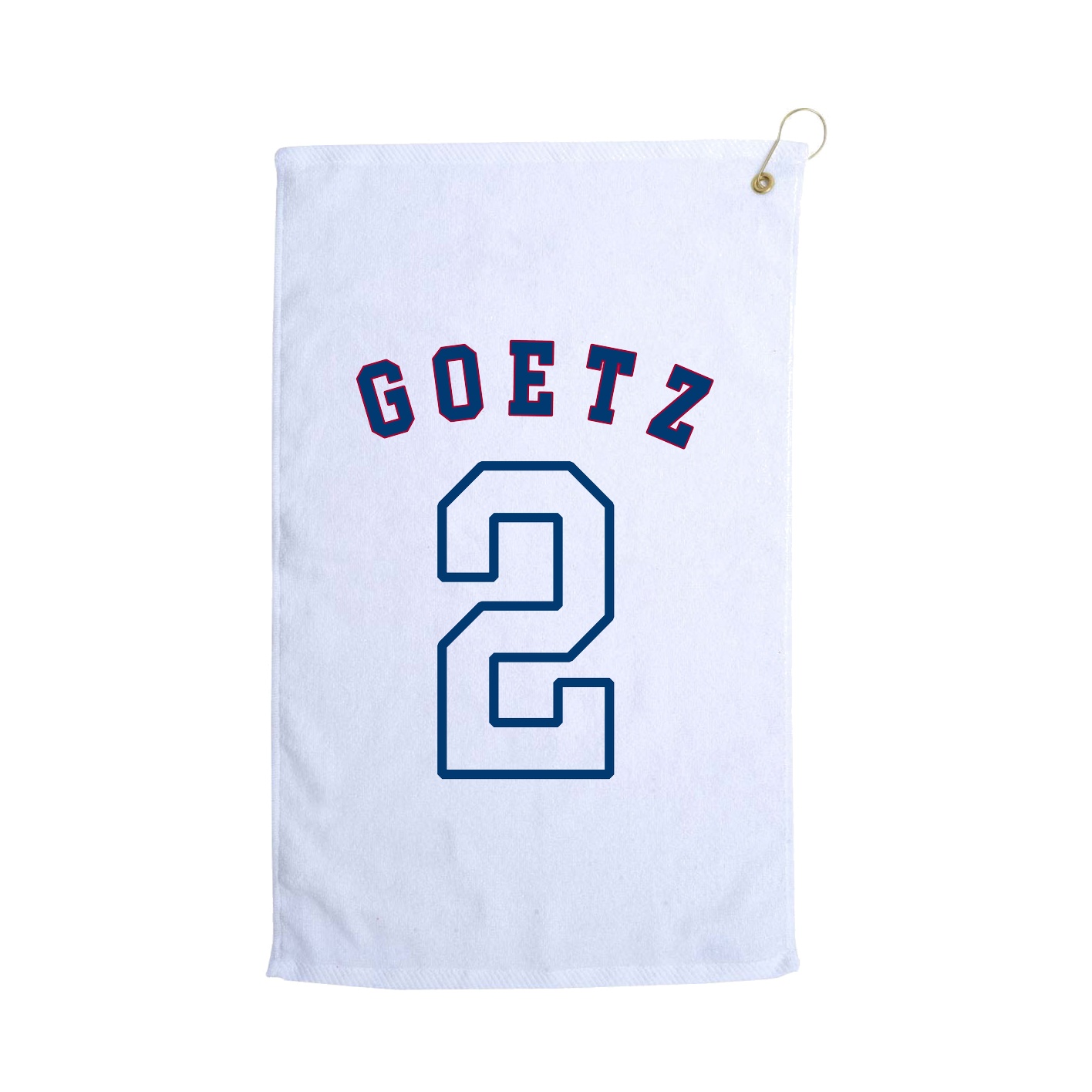 Golf Towel — Shirsey Arch in White
