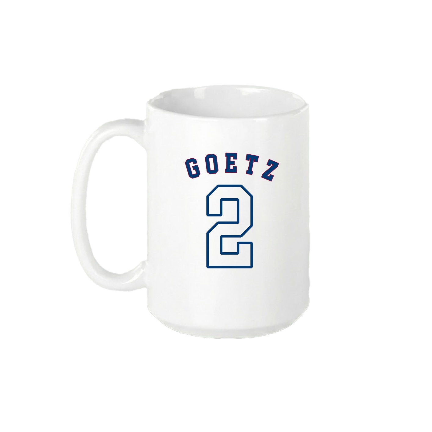 15oz Coffee Mug — Shirsey Arch in White