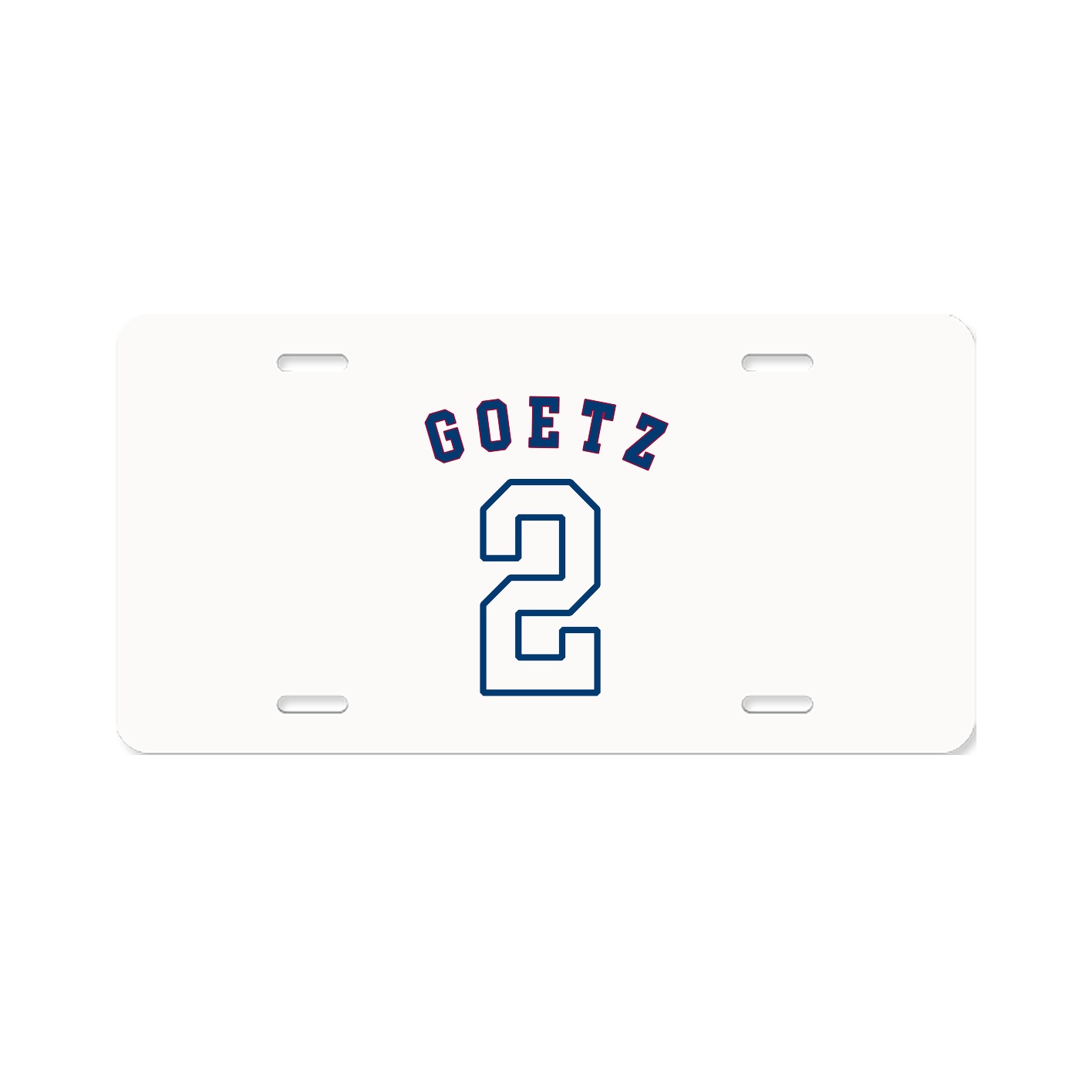 License Plate — Shirsey Arch in Classic