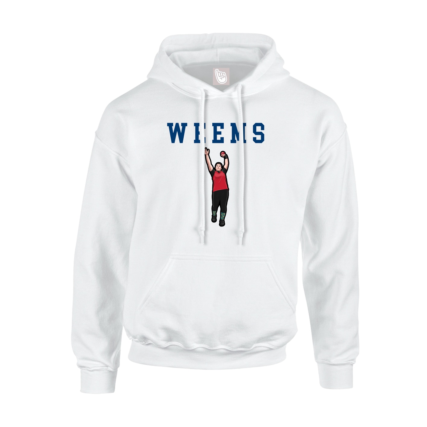 Hoodie — Shirsey in White