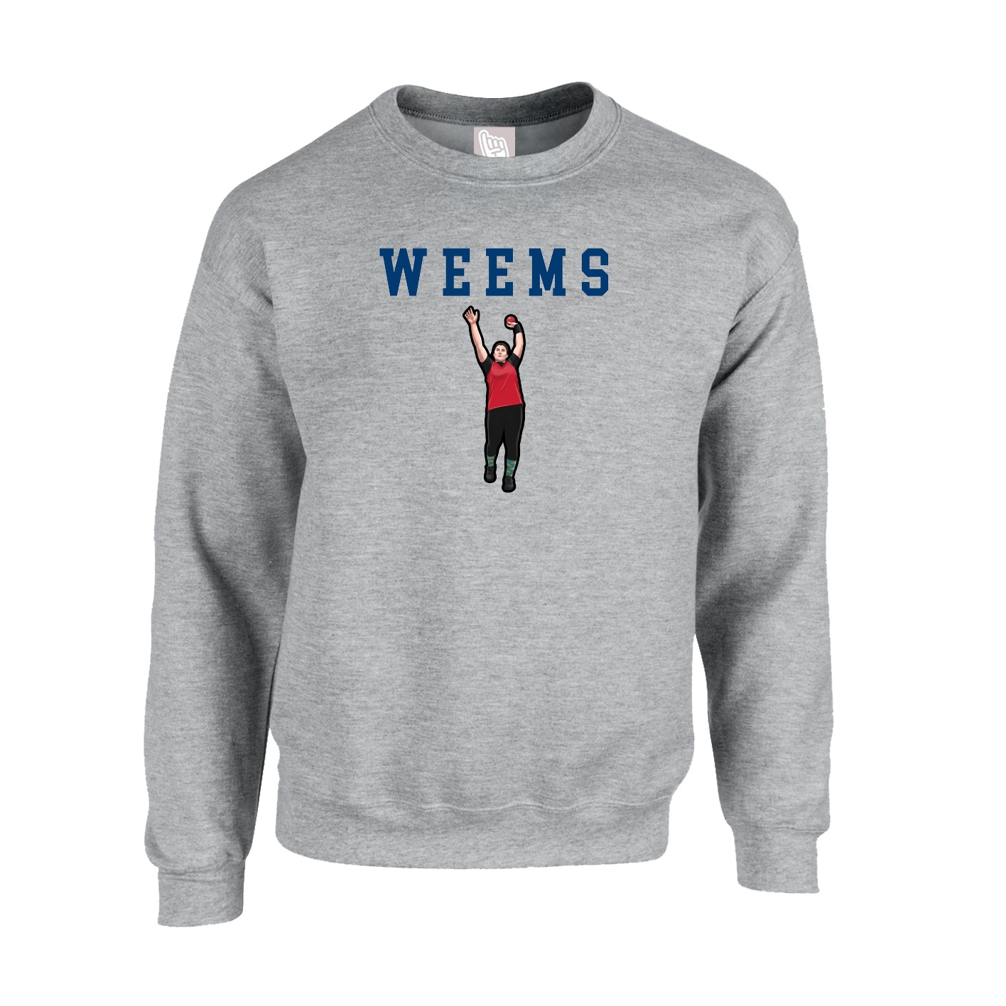 Fleece Crew — Shirsey in Grey