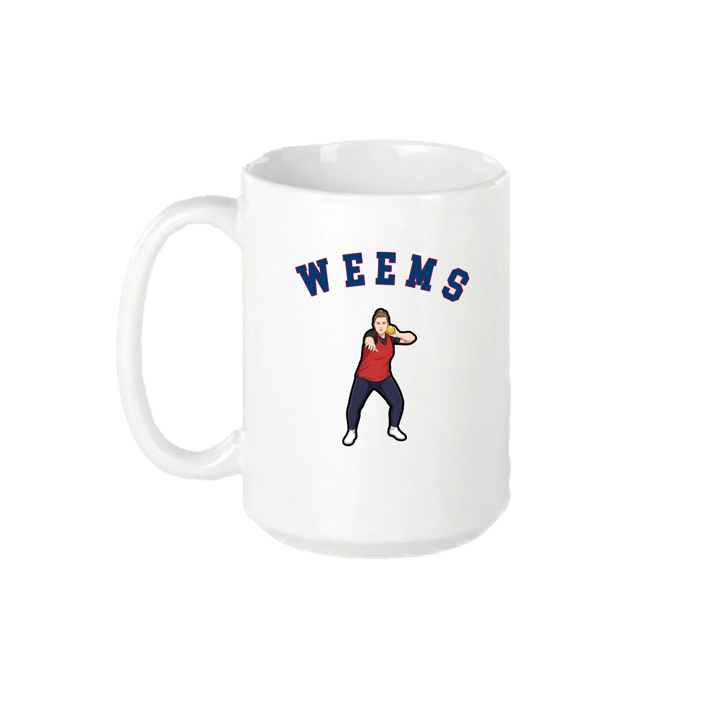 15oz Coffee Mug — Shirsey Arch in White