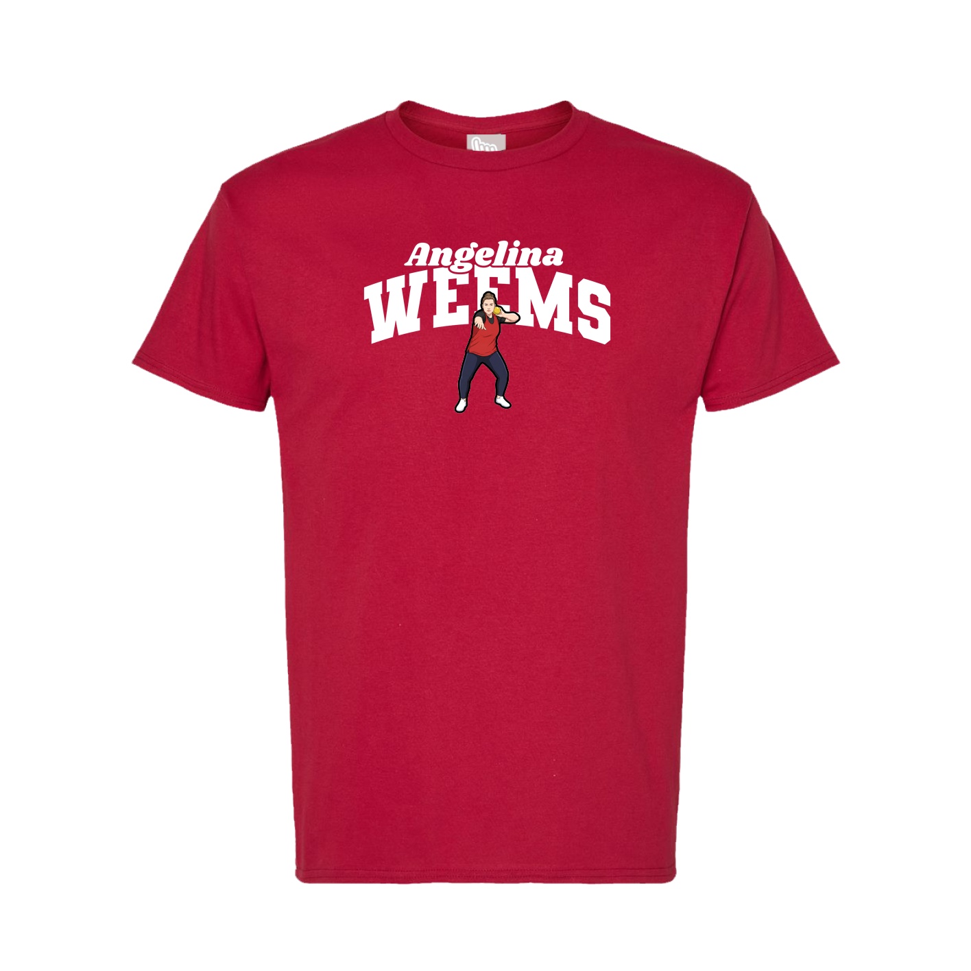 Tee — Signature Arch in Crimson