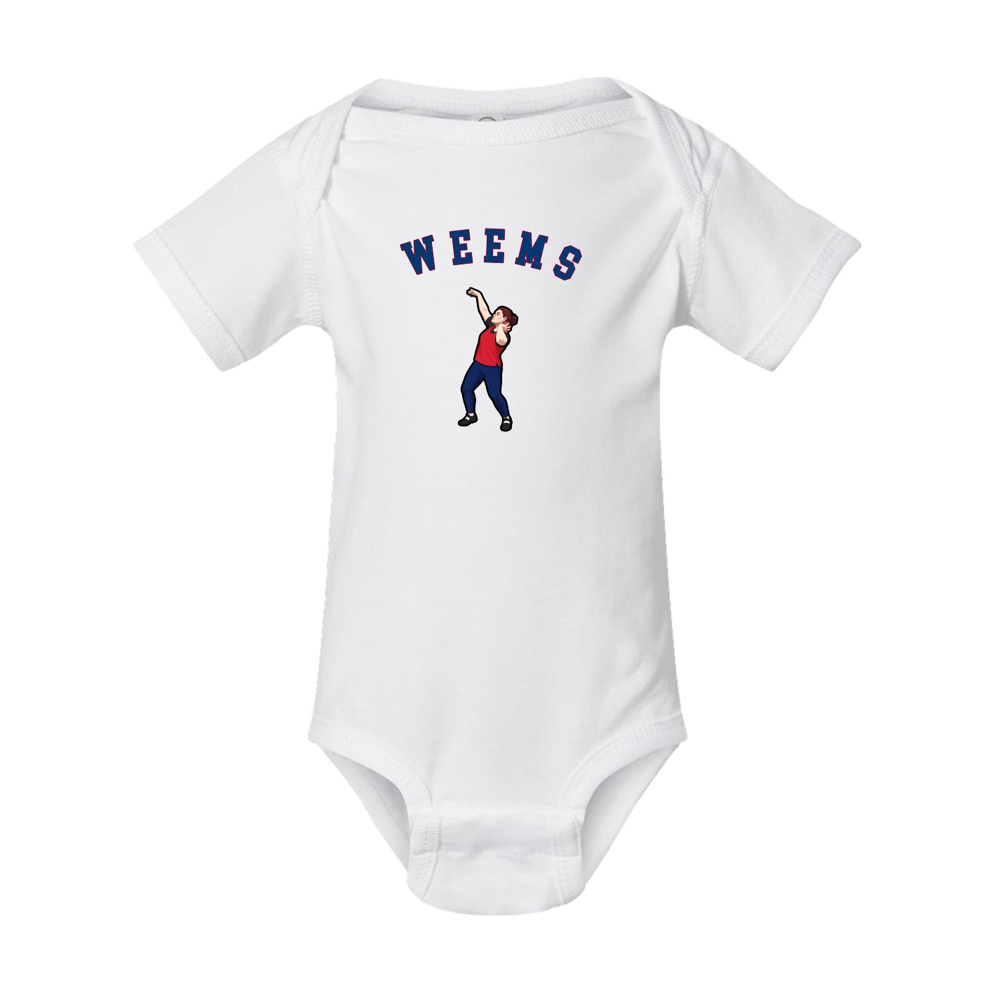 Baby Onesie — Shirsey Arch in White