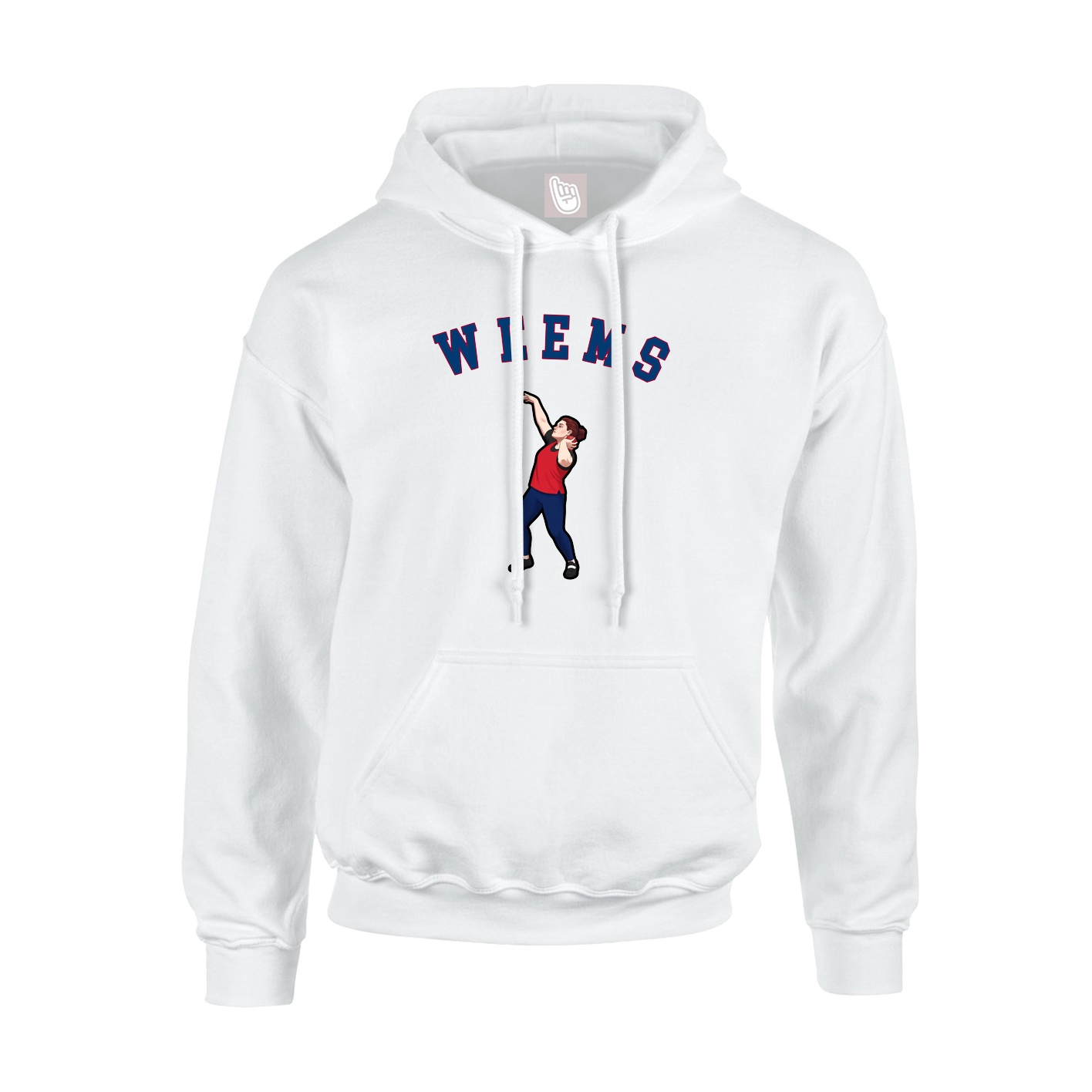 Hoodie — Shirsey Arch in White