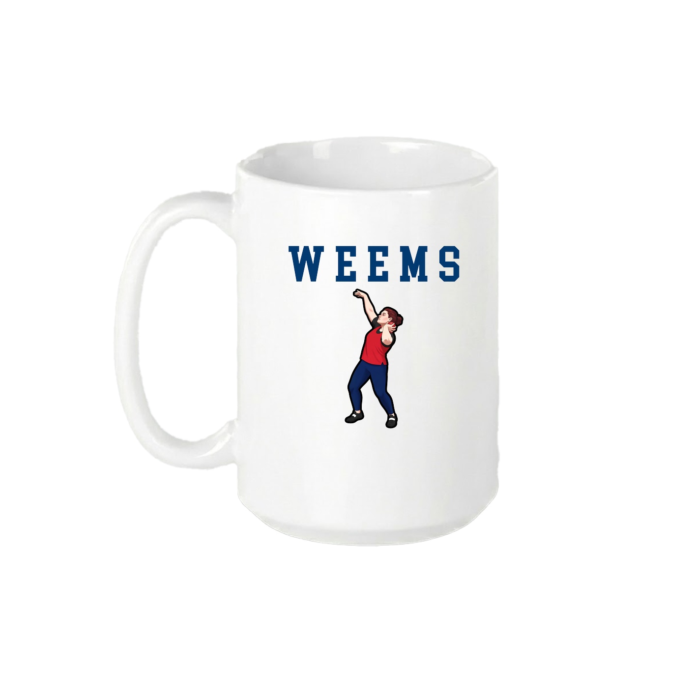 15oz Coffee Mug — Shirsey in White
