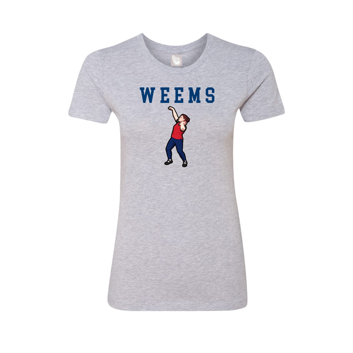 Fitted Women's Tee — Shirsey in Grey