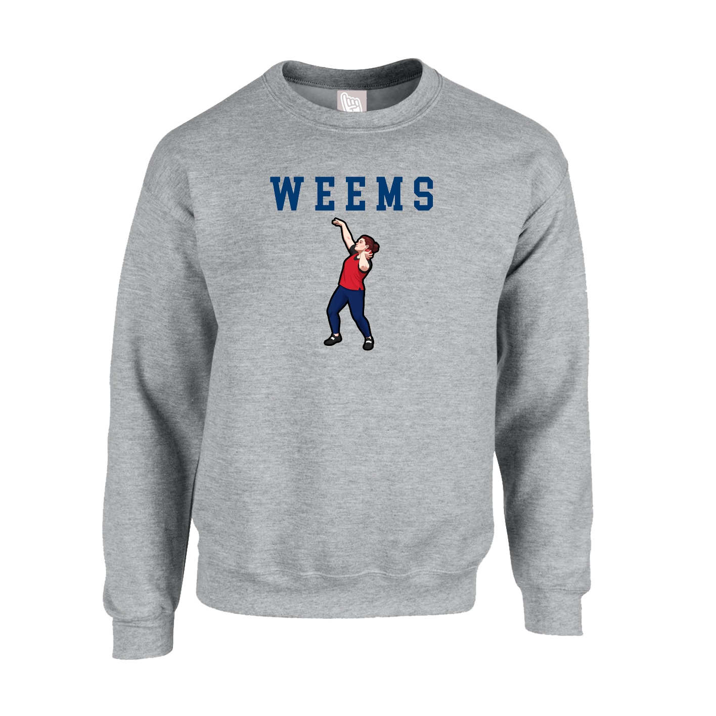 Fleece Crew — Shirsey in Grey