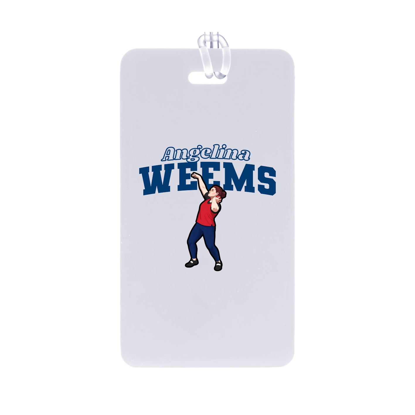 Bag Tag — Name Arch in Classic