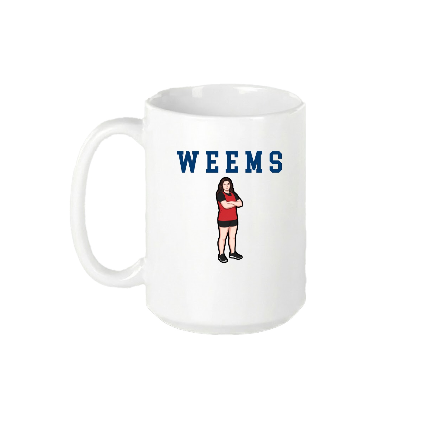 15oz Coffee Mug — Shirsey in White