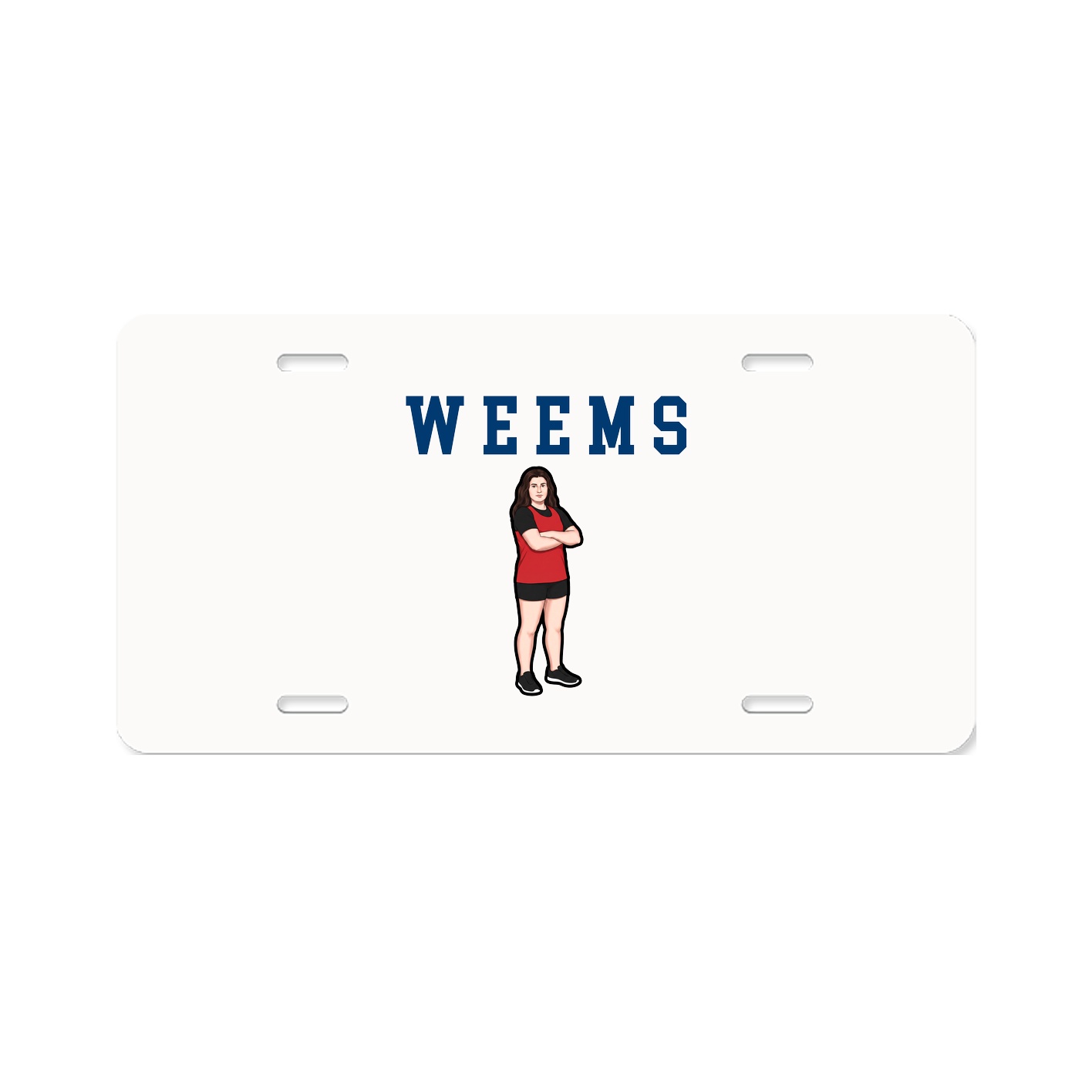 License Plate — Shirsey in Classic