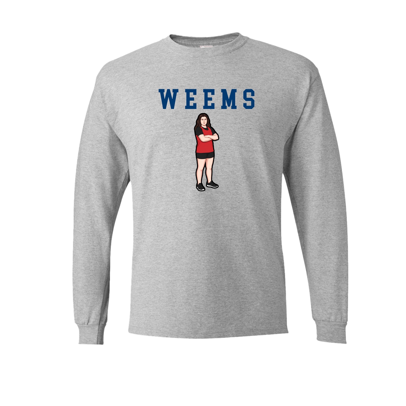Long Sleeve Tee — Shirsey in Grey