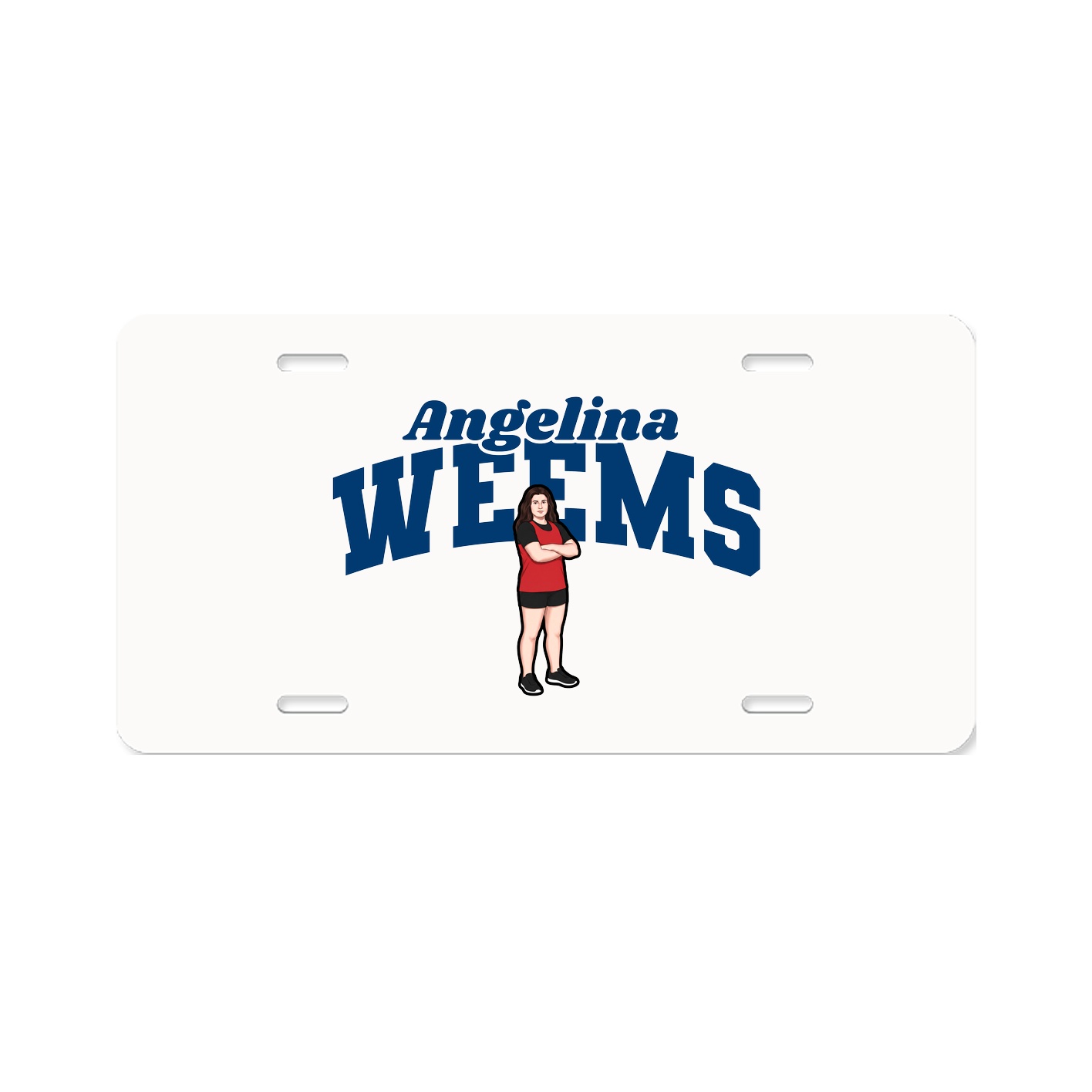 License Plate — Signature Arch in Classic