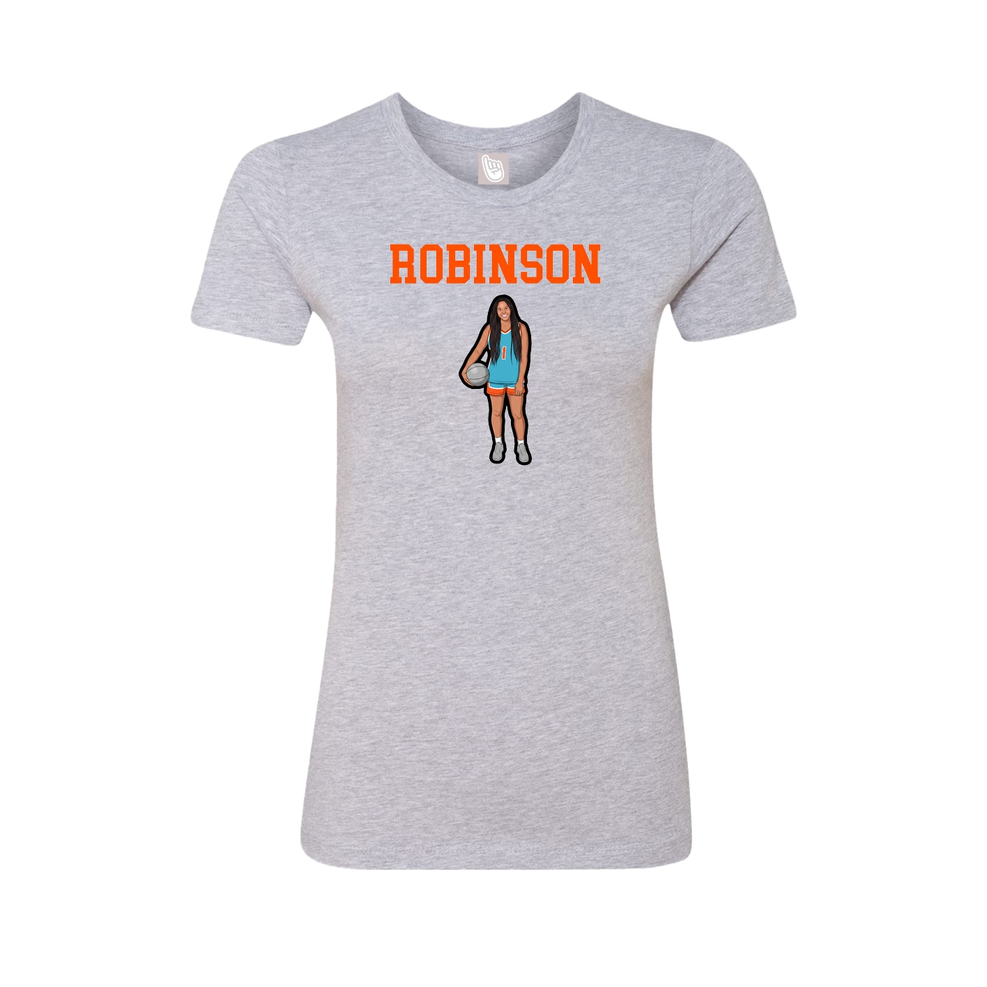 Fitted Women's Tee — Shirsey in Grey