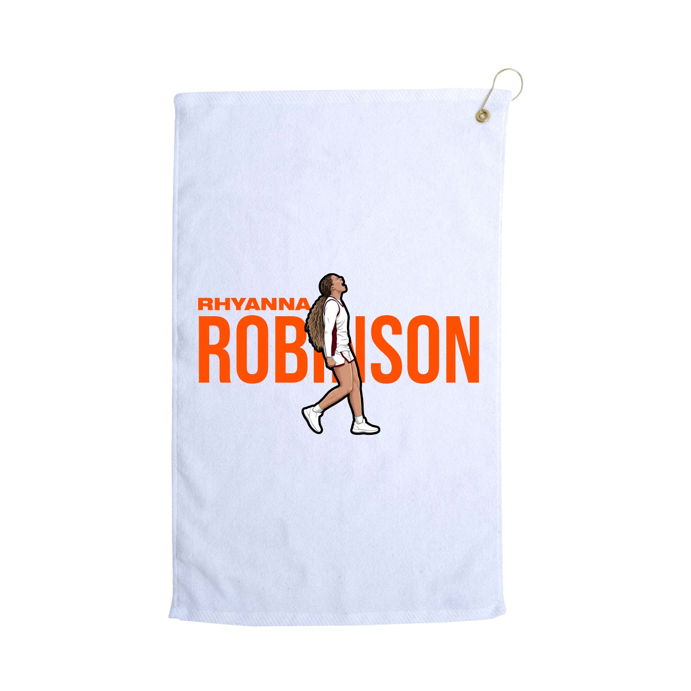 Golf Towel — Player Name in White