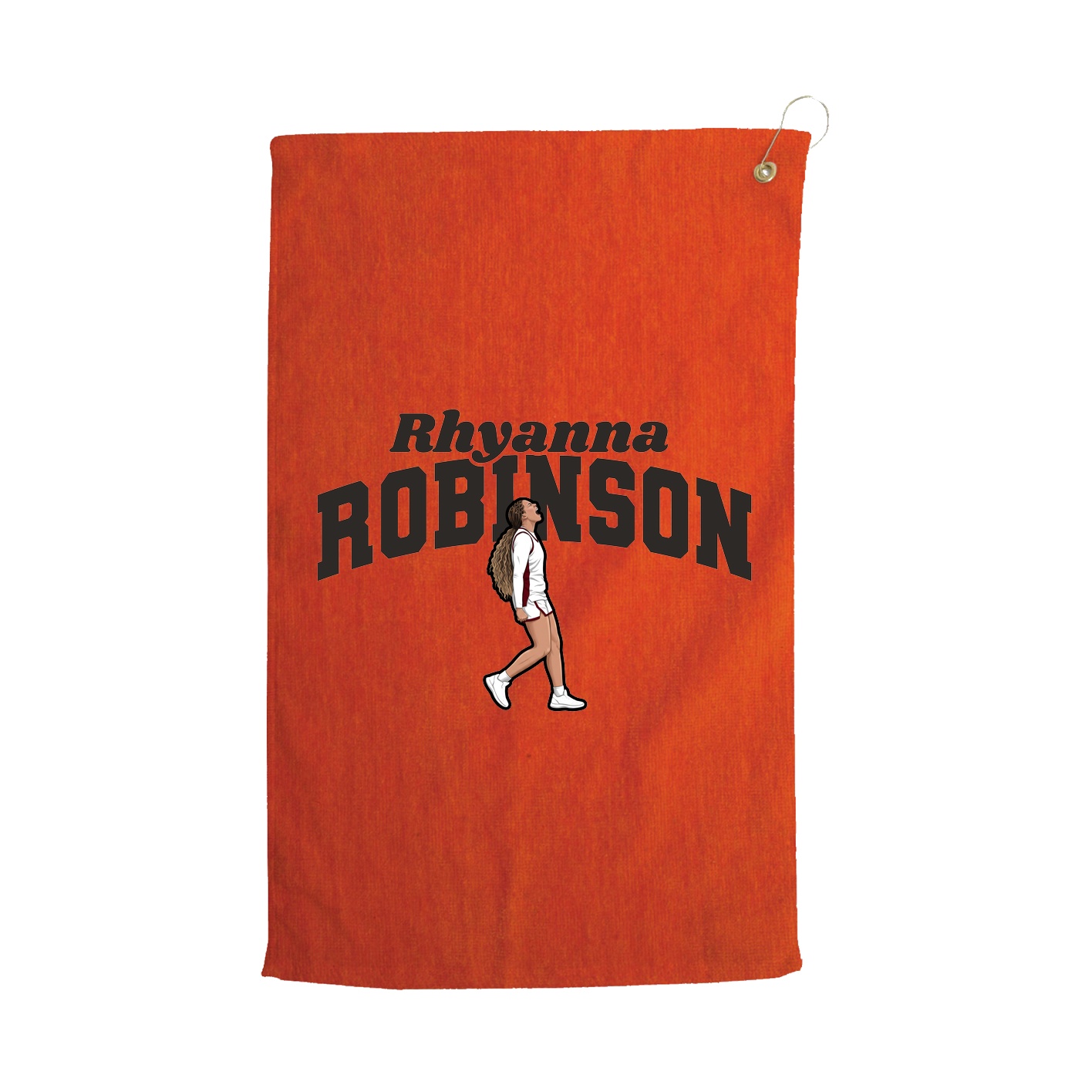 Golf Towel — Signature Arch in Orange