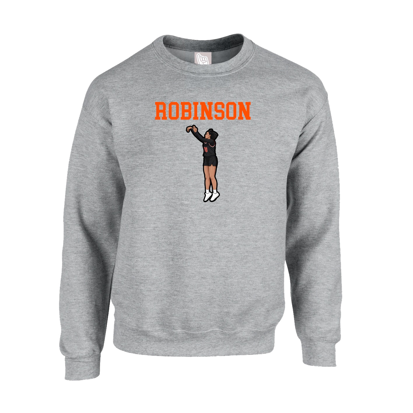 Fleece Crew — Shirsey in Grey