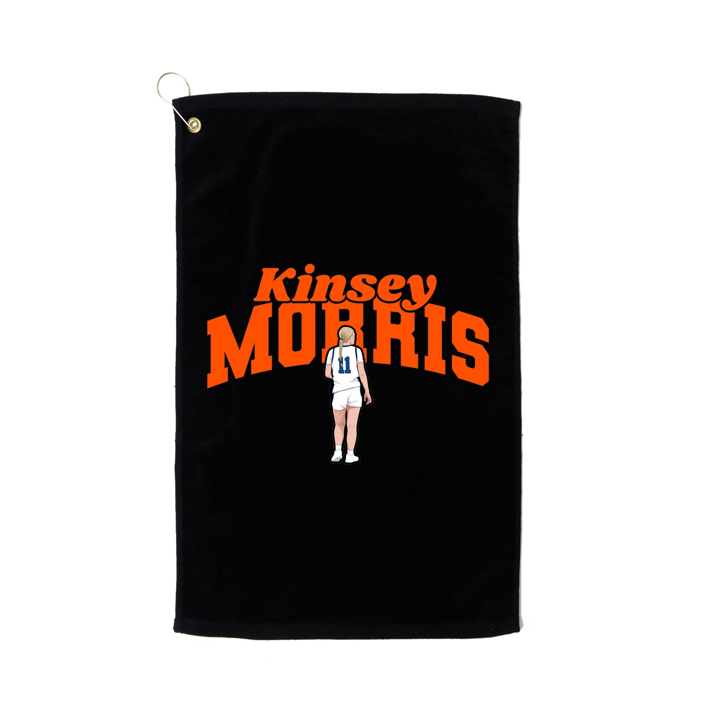 Golf Towel — Signature Arch in Black