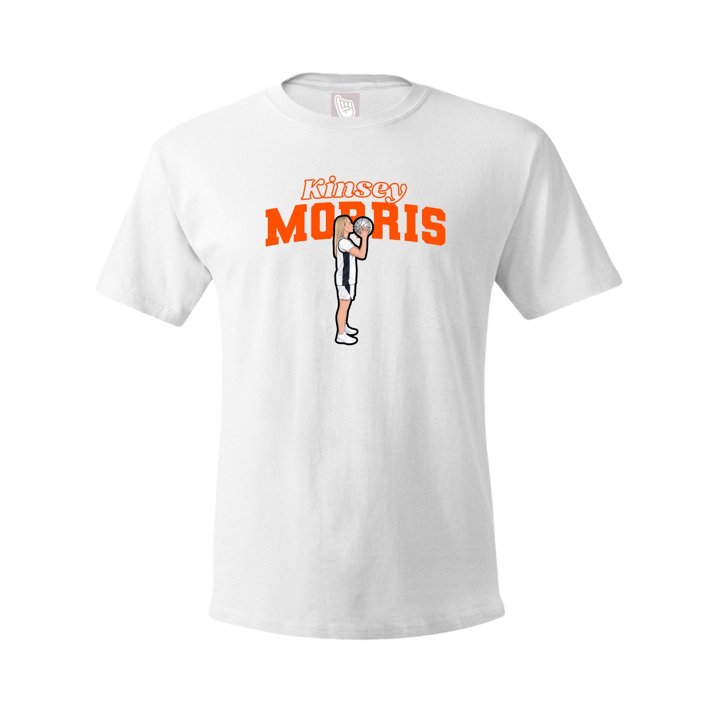 Tee — Name Arch in White