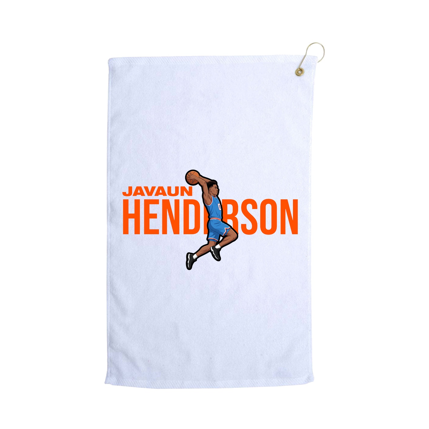 Golf Towel — Player Name in White