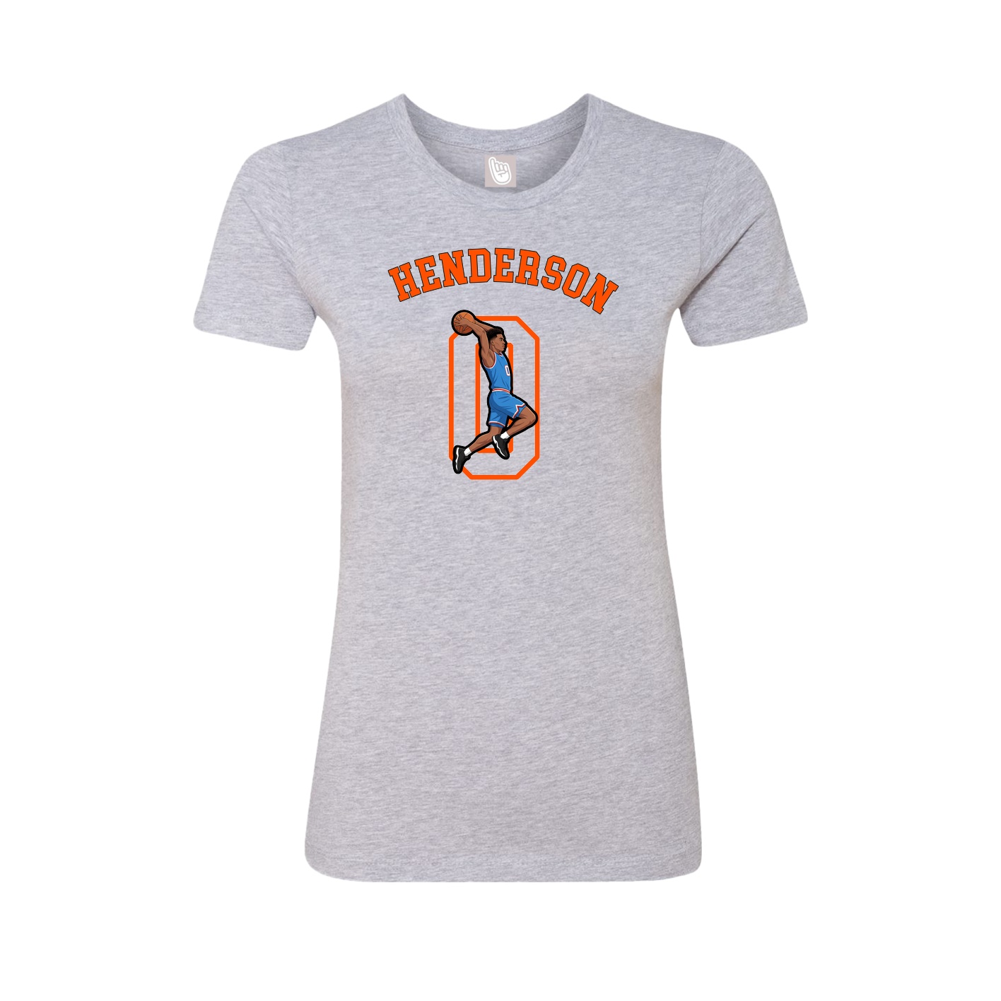 Fitted Women's Tee — Shirsey Arch in Grey