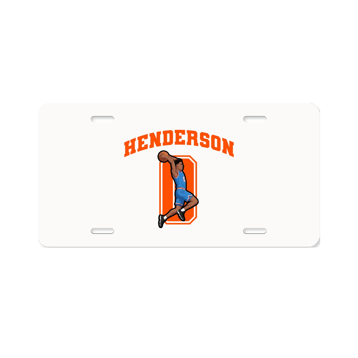 License Plate — Number in Classic