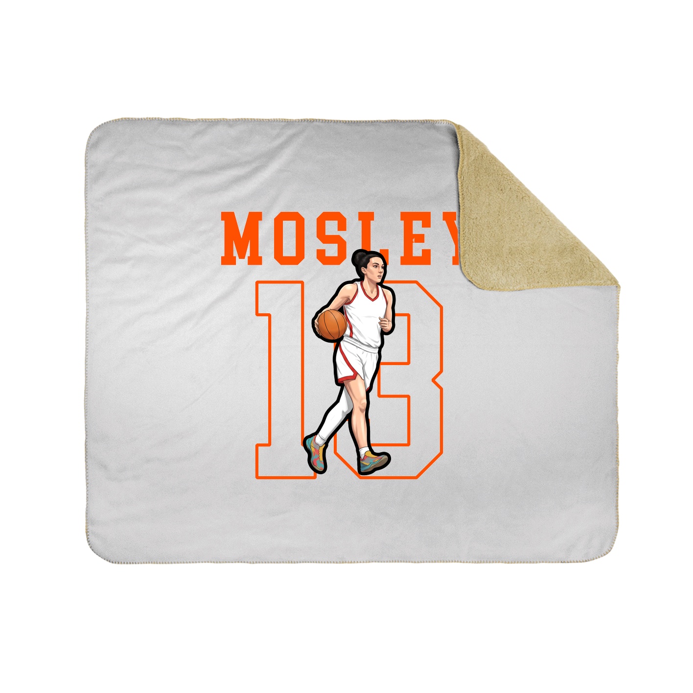50x60 Sherpa Lined Throw Blanket