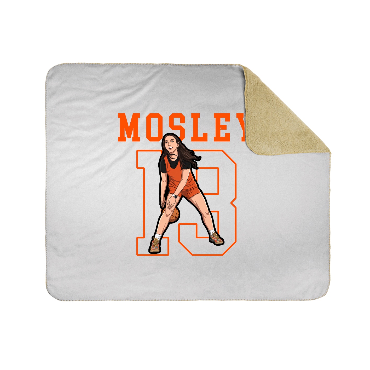 Throw Blanket — Shirsey in White