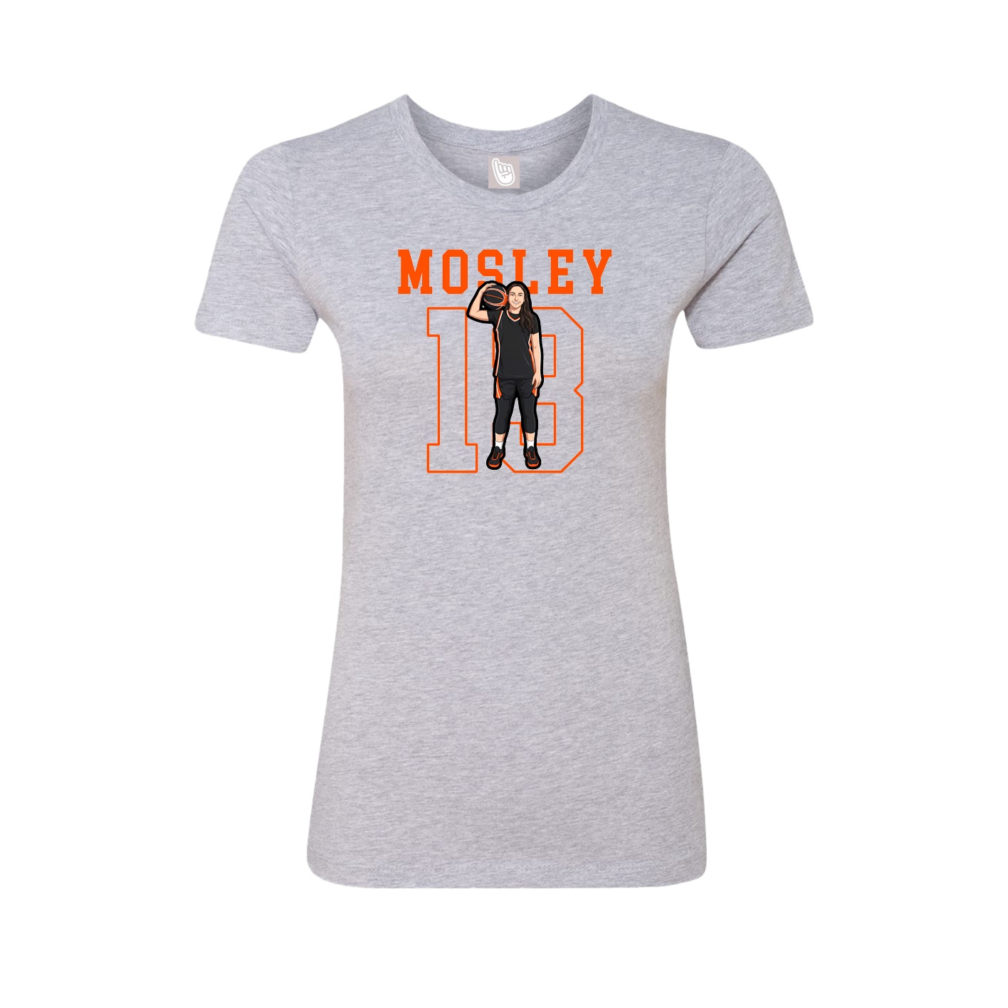 Fitted Women's Tee — Shirsey in Grey