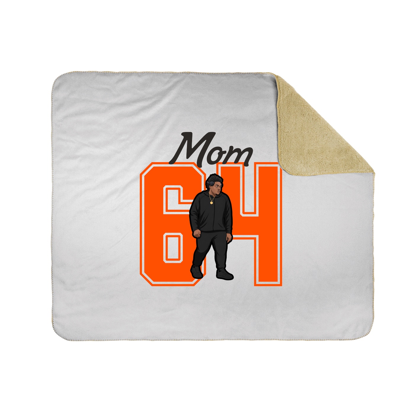 Throw Blanket — Mothers Day Shirsey in White