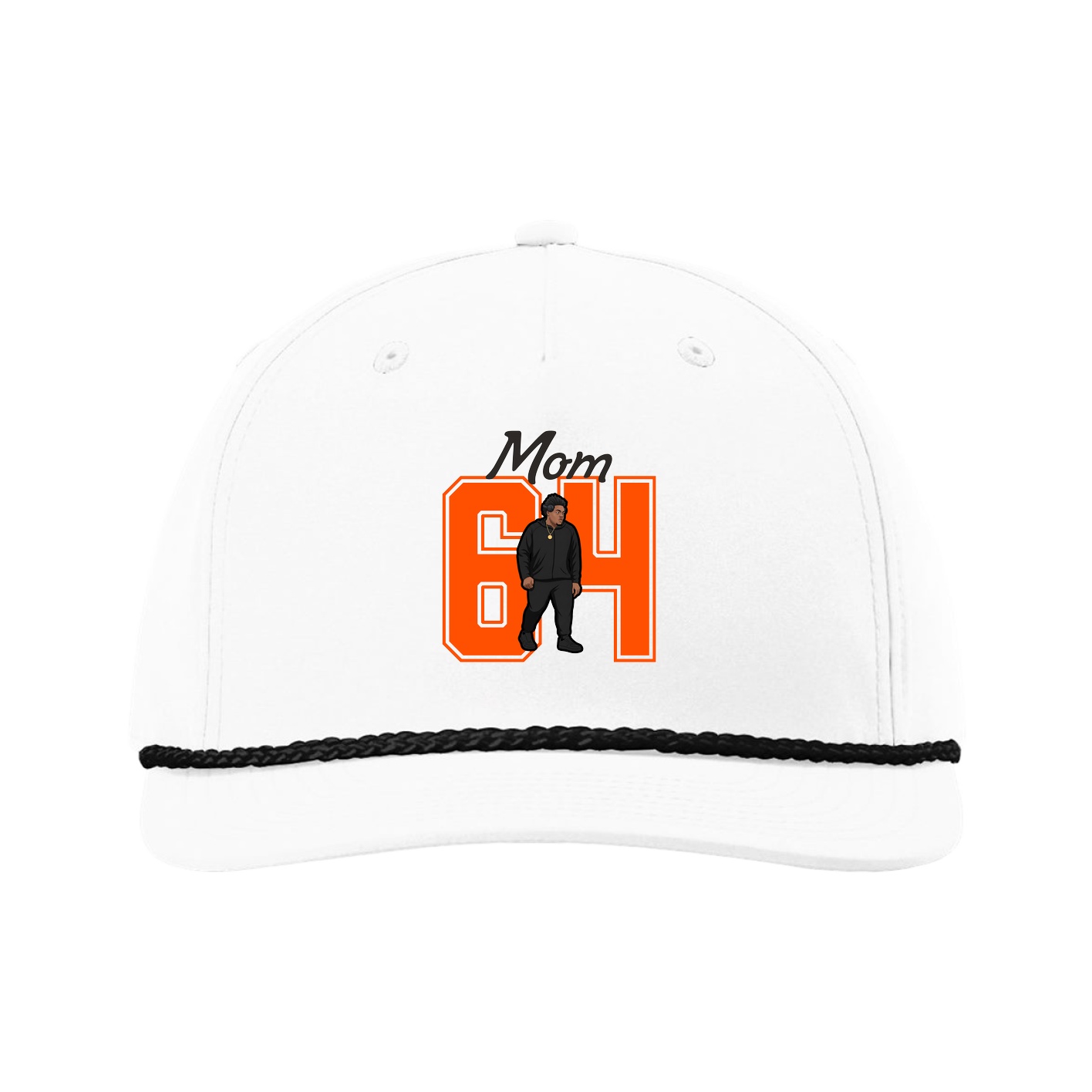 Five-Panel Classic Rope Cap — Mothers Day Shirsey in White