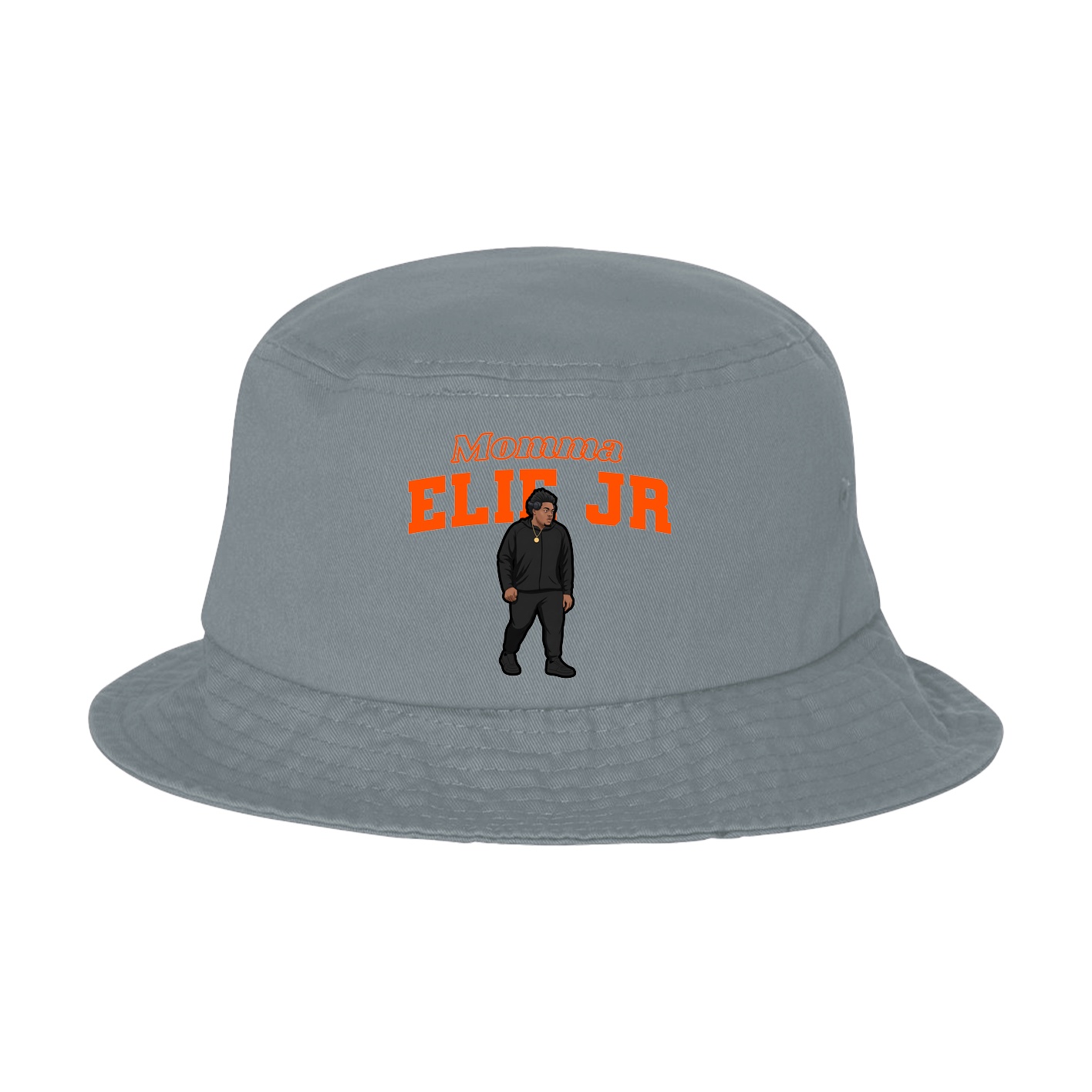 Bucket Cap — Mothers Day Block in Grey